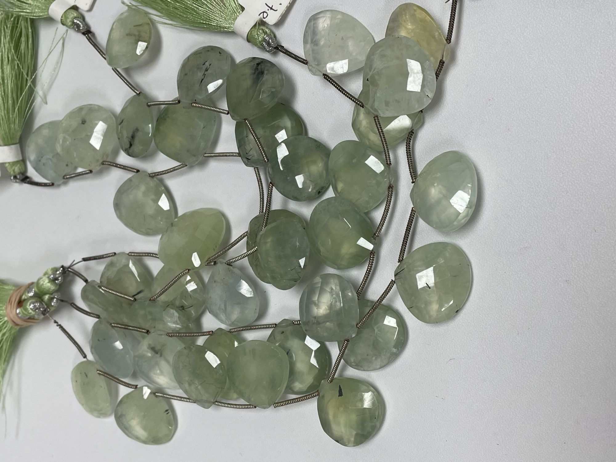 Prehnite Heart Faceted