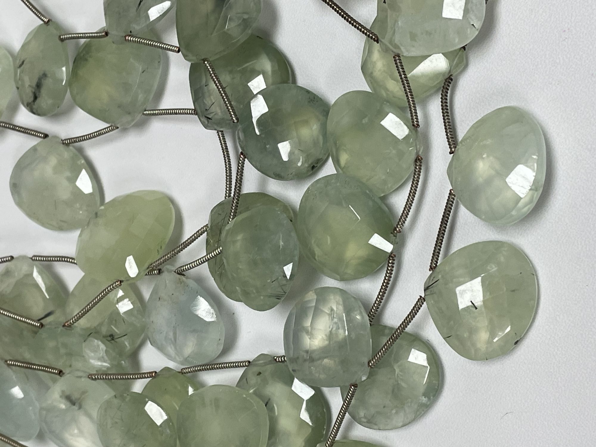 Prehnite Heart Faceted