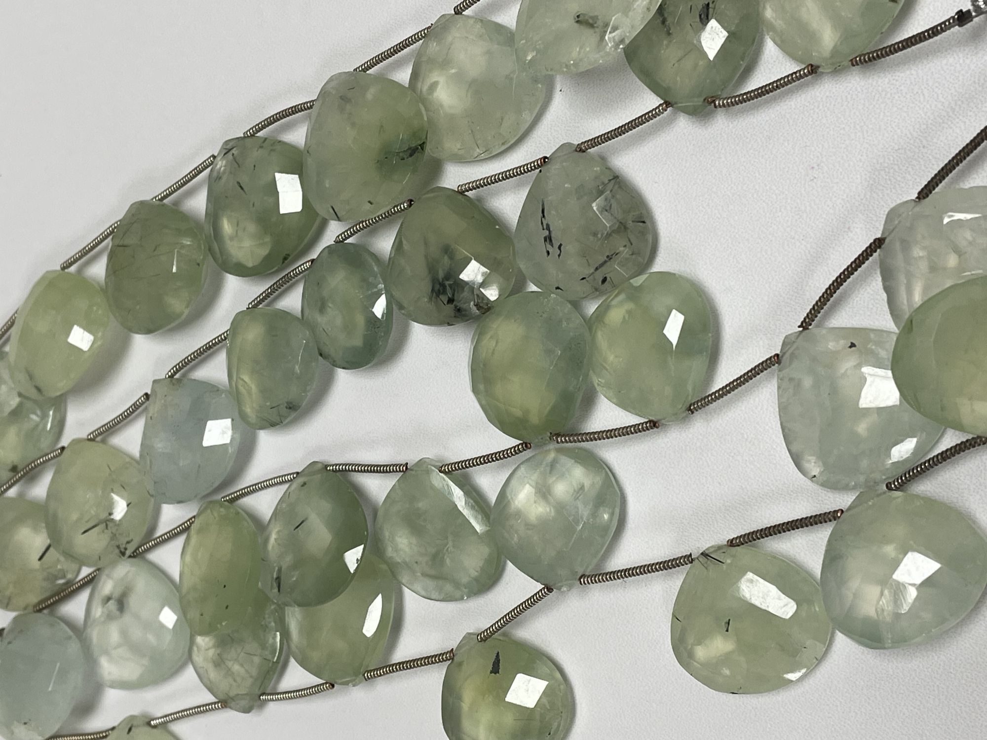 Prehnite Heart Faceted