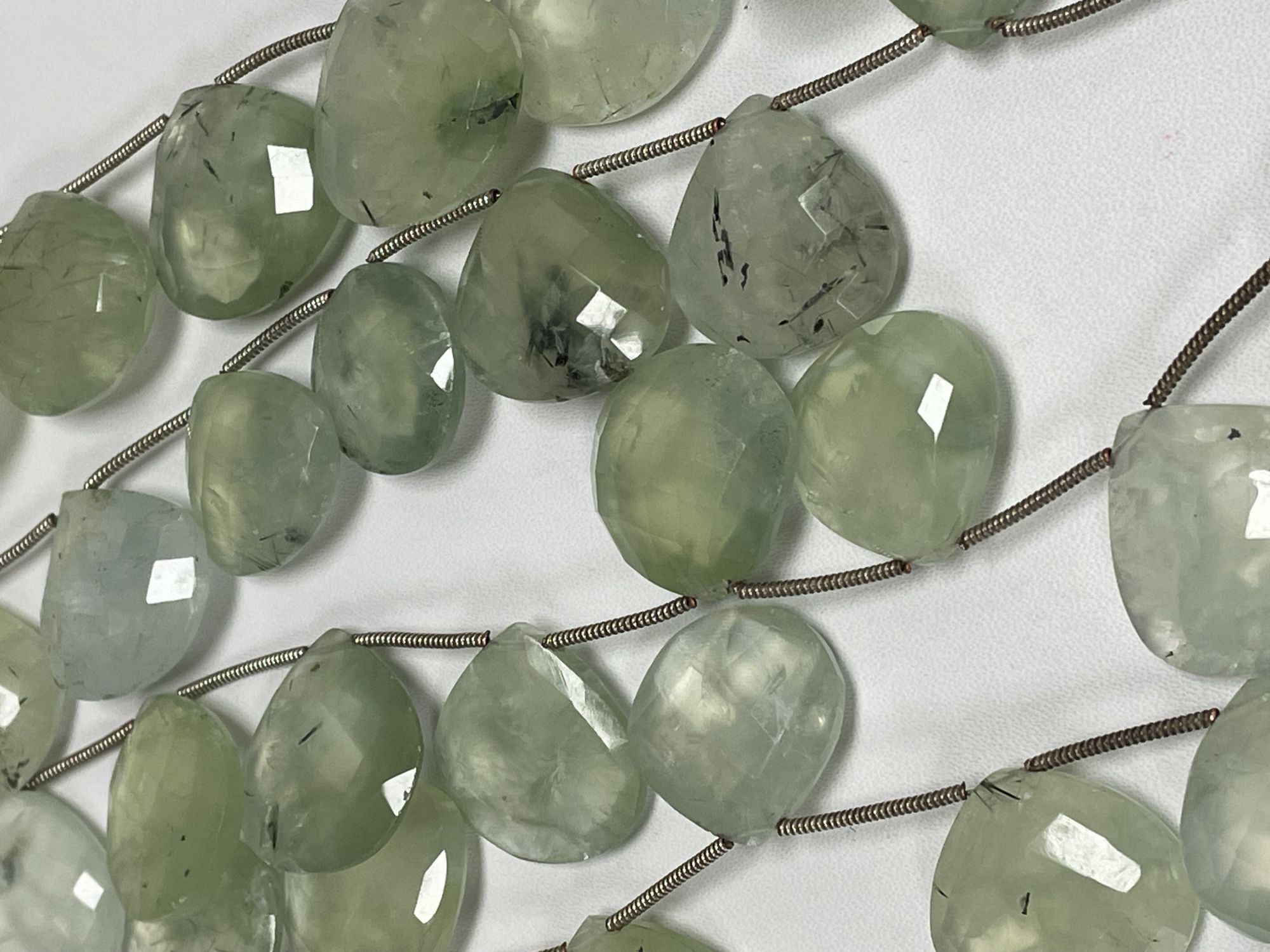 Prehnite Heart Faceted
