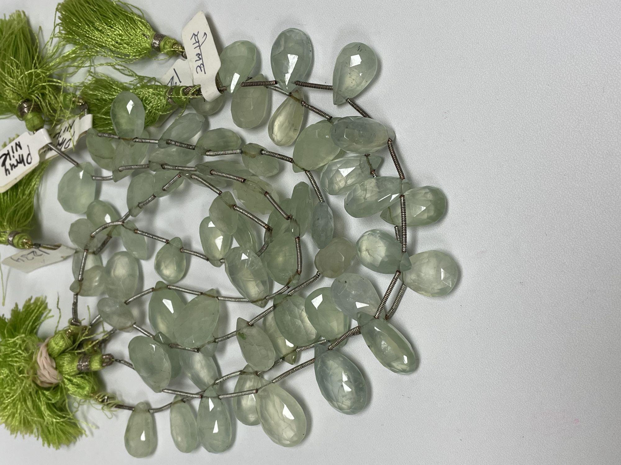 Prehnite Pear Faceted