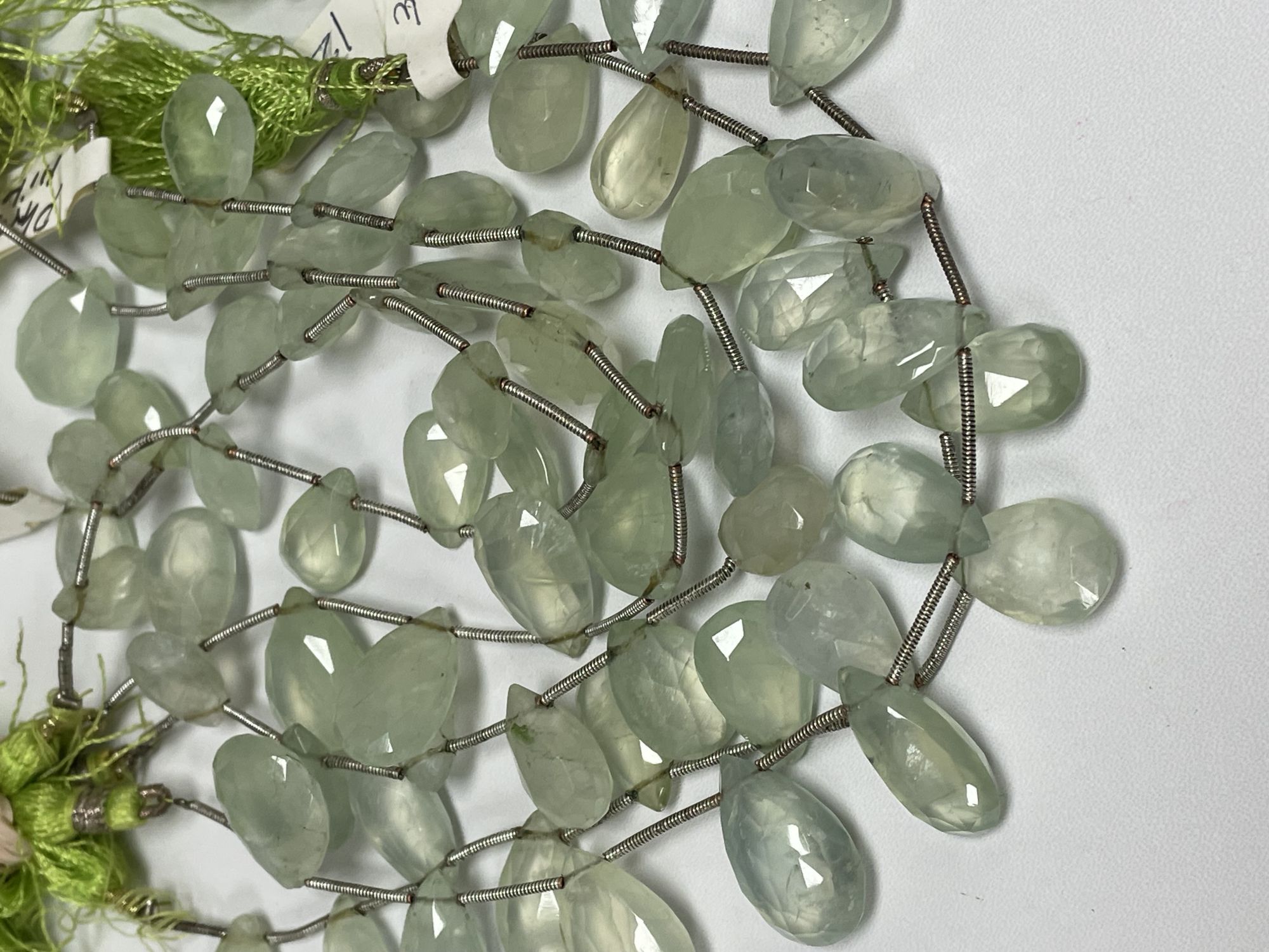 Prehnite Pear Faceted