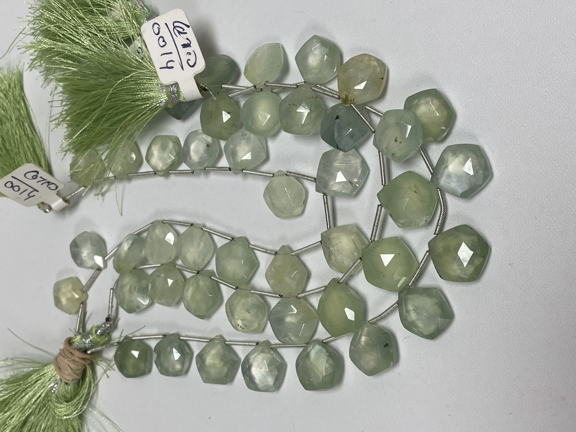 Prehnite Pentagon Faceted