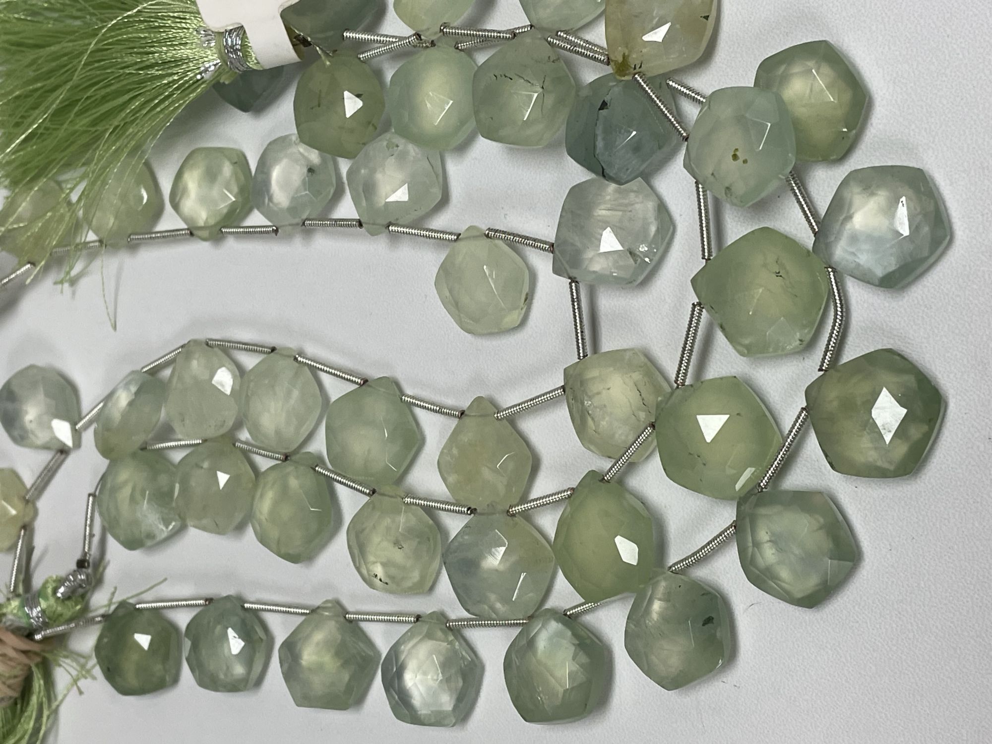 Prehnite Pentagon Faceted