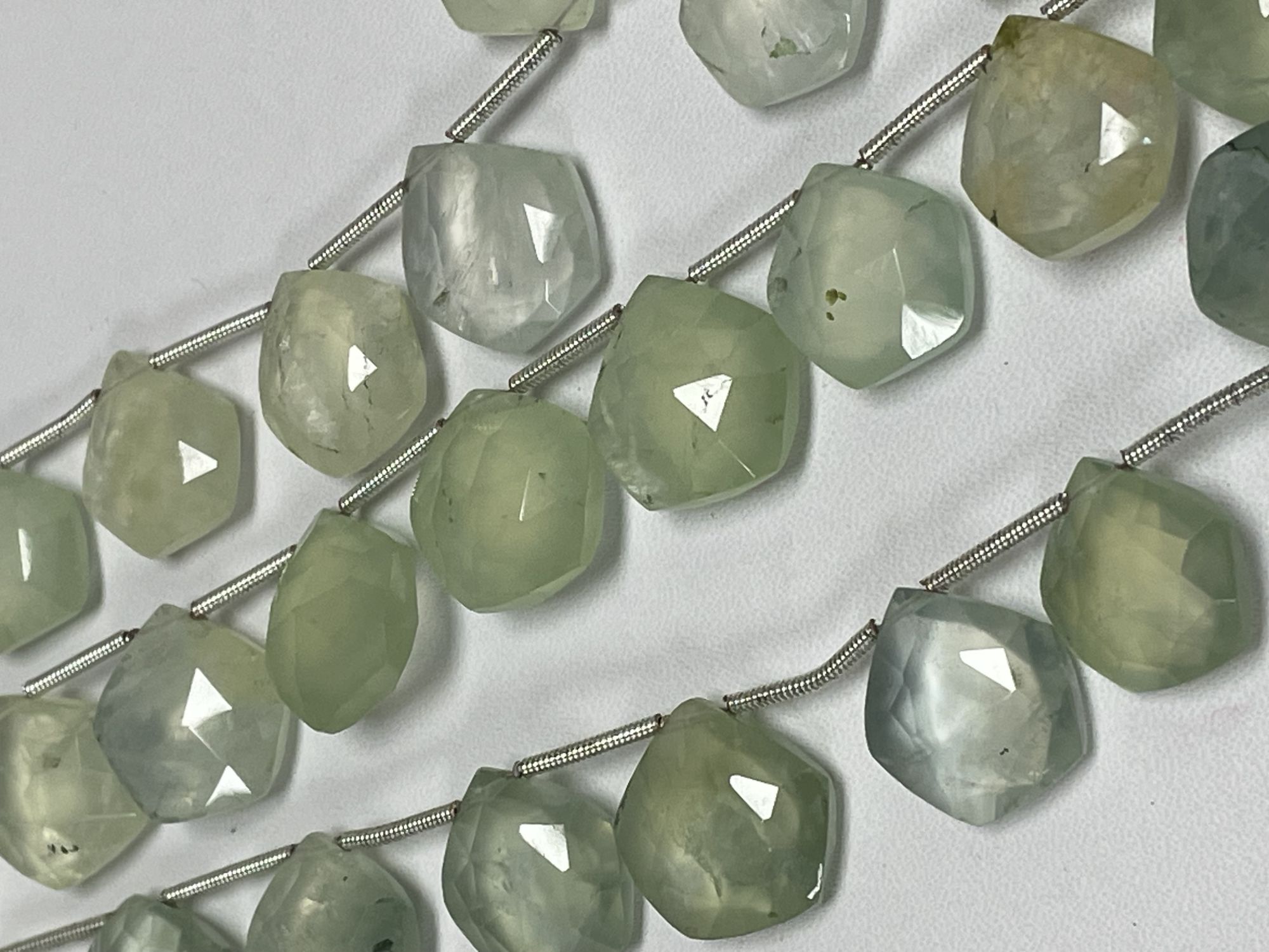 Prehnite Pentagon Faceted