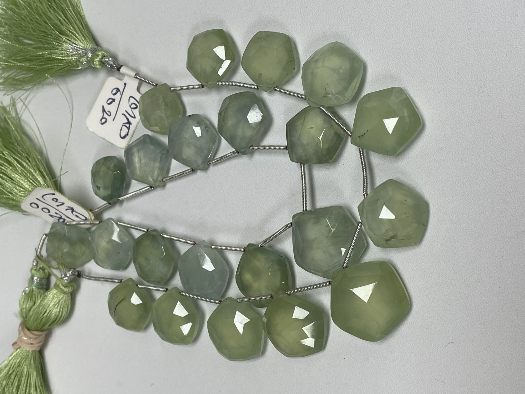 Prehnite Pentagon Faceted