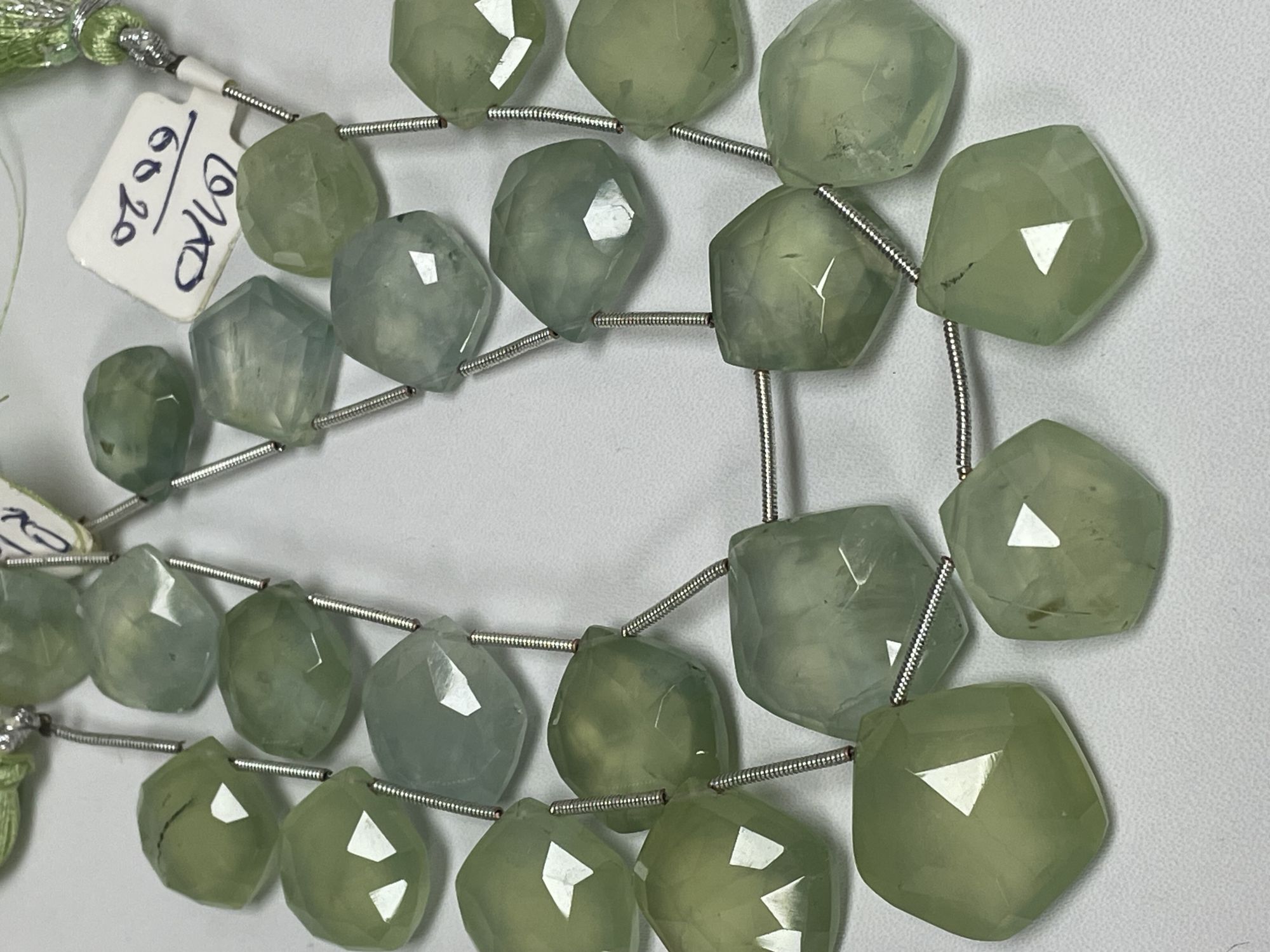 Prehnite Pentagon Faceted