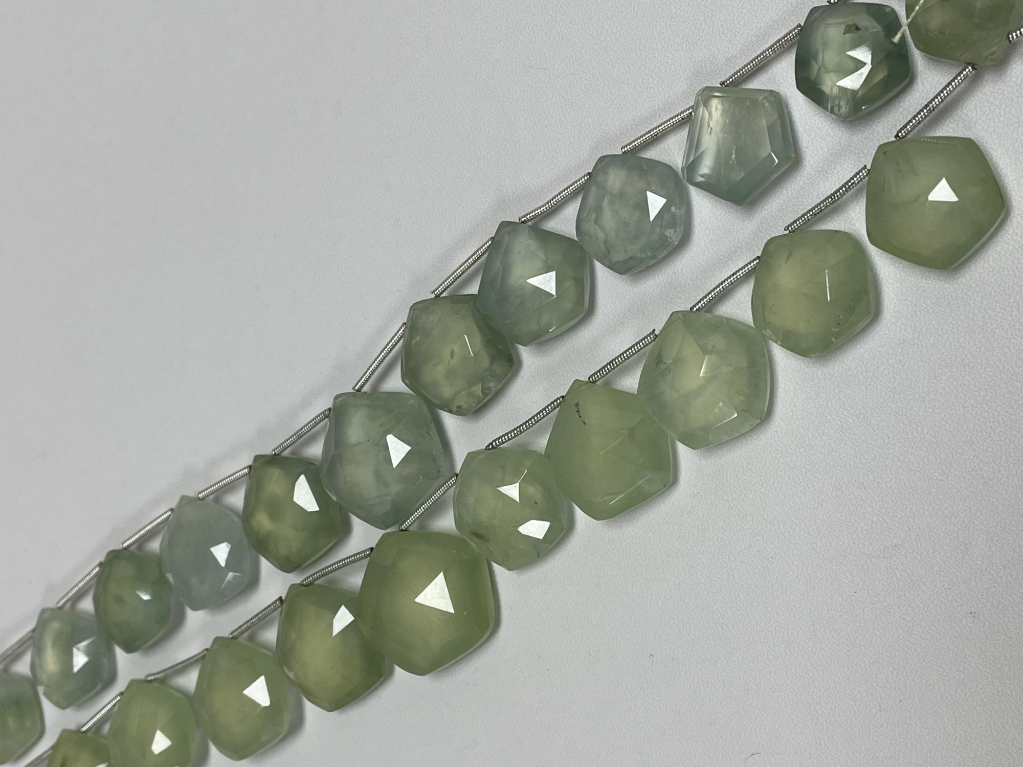 Prehnite Pentagon Faceted
