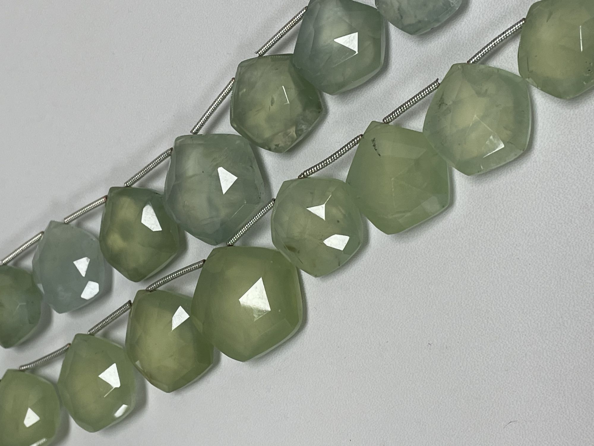 Prehnite Pentagon Faceted