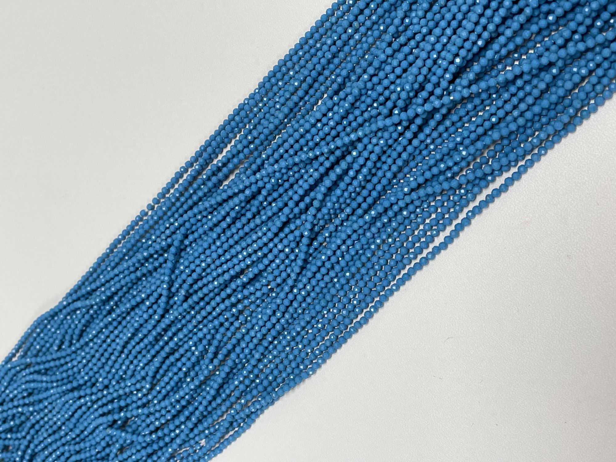 Howlite Rondelle Faceted