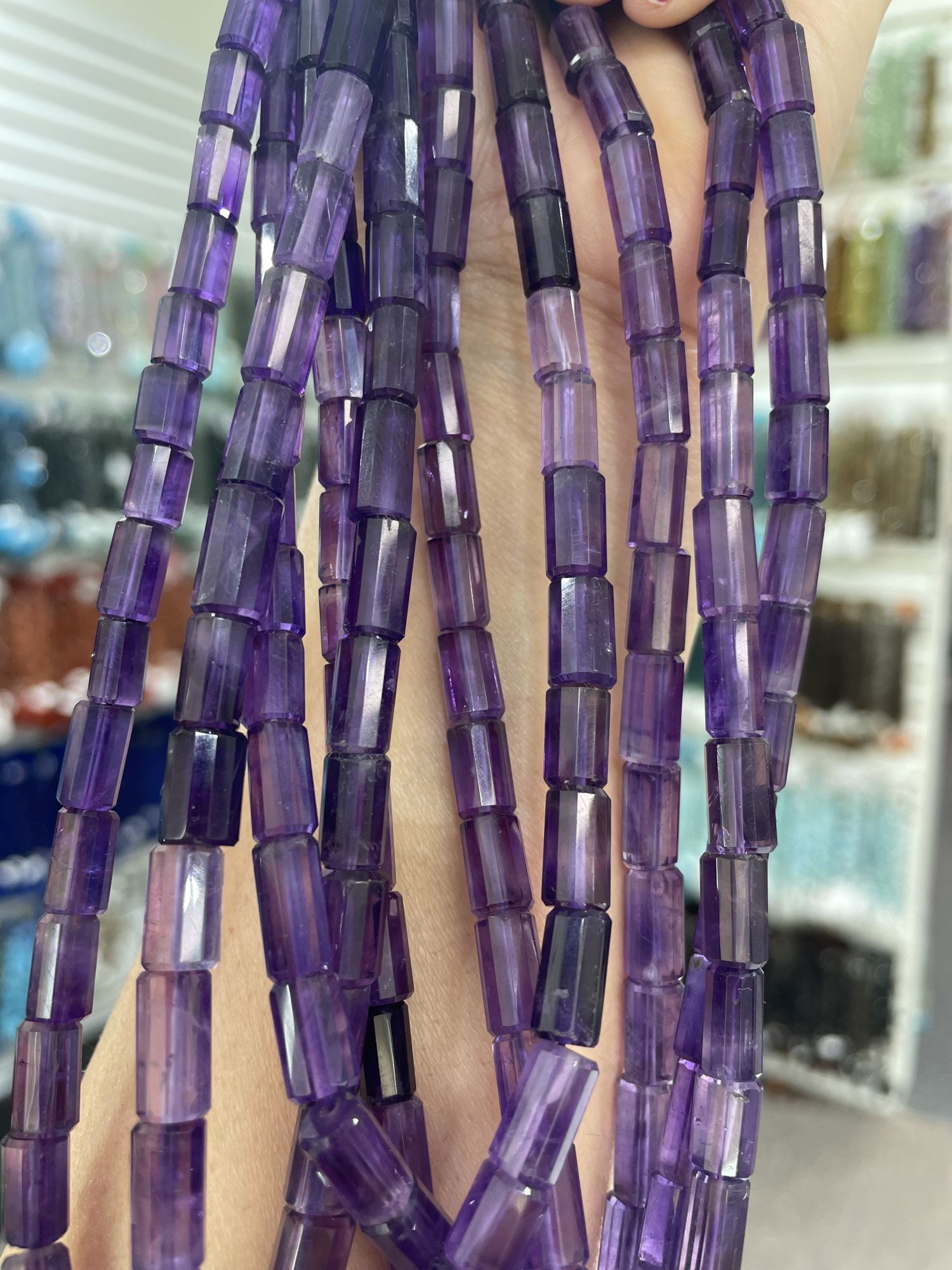 Purple Amethyst Tube