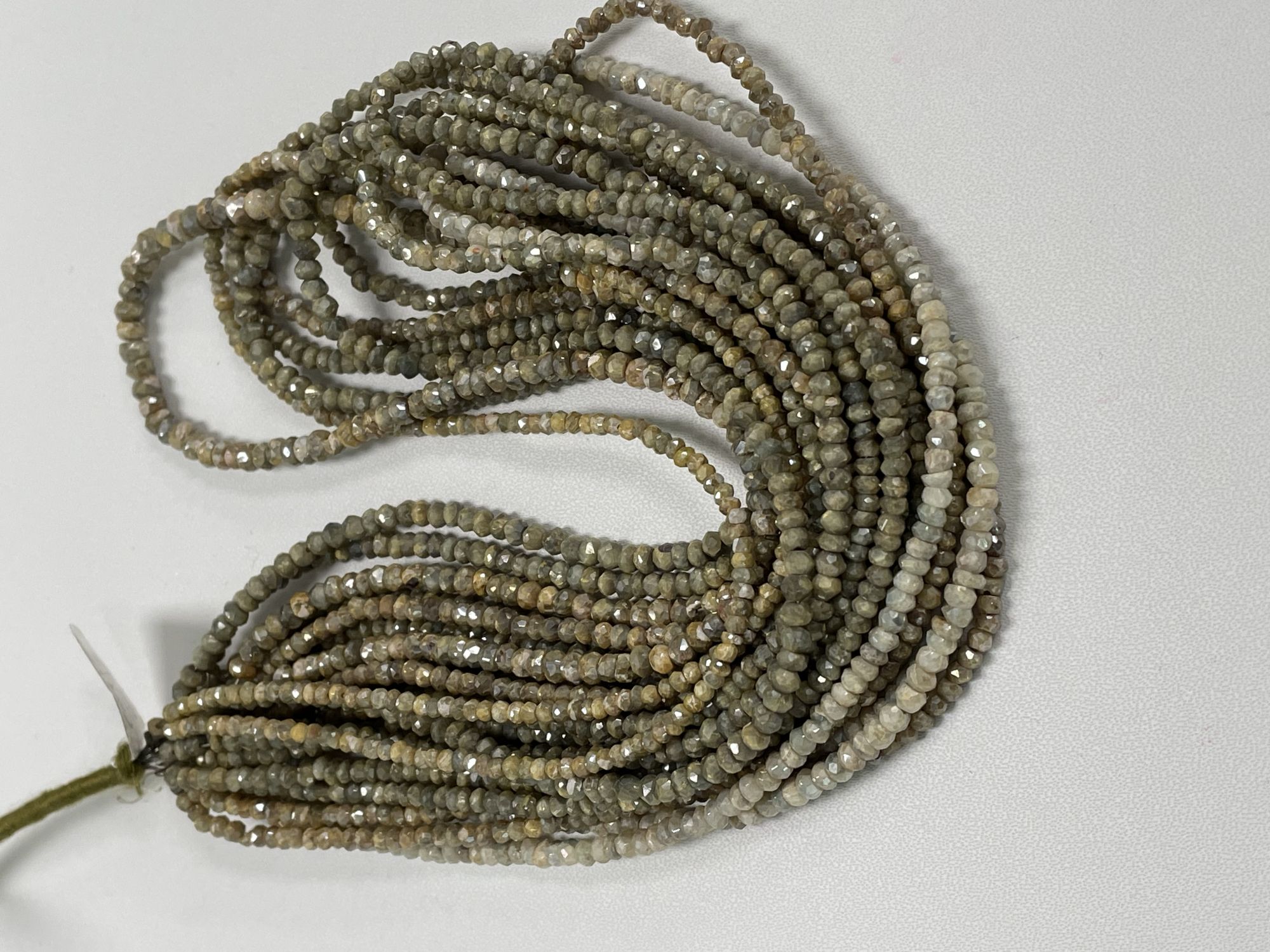 Golden Silverlite Rondelle Faceted