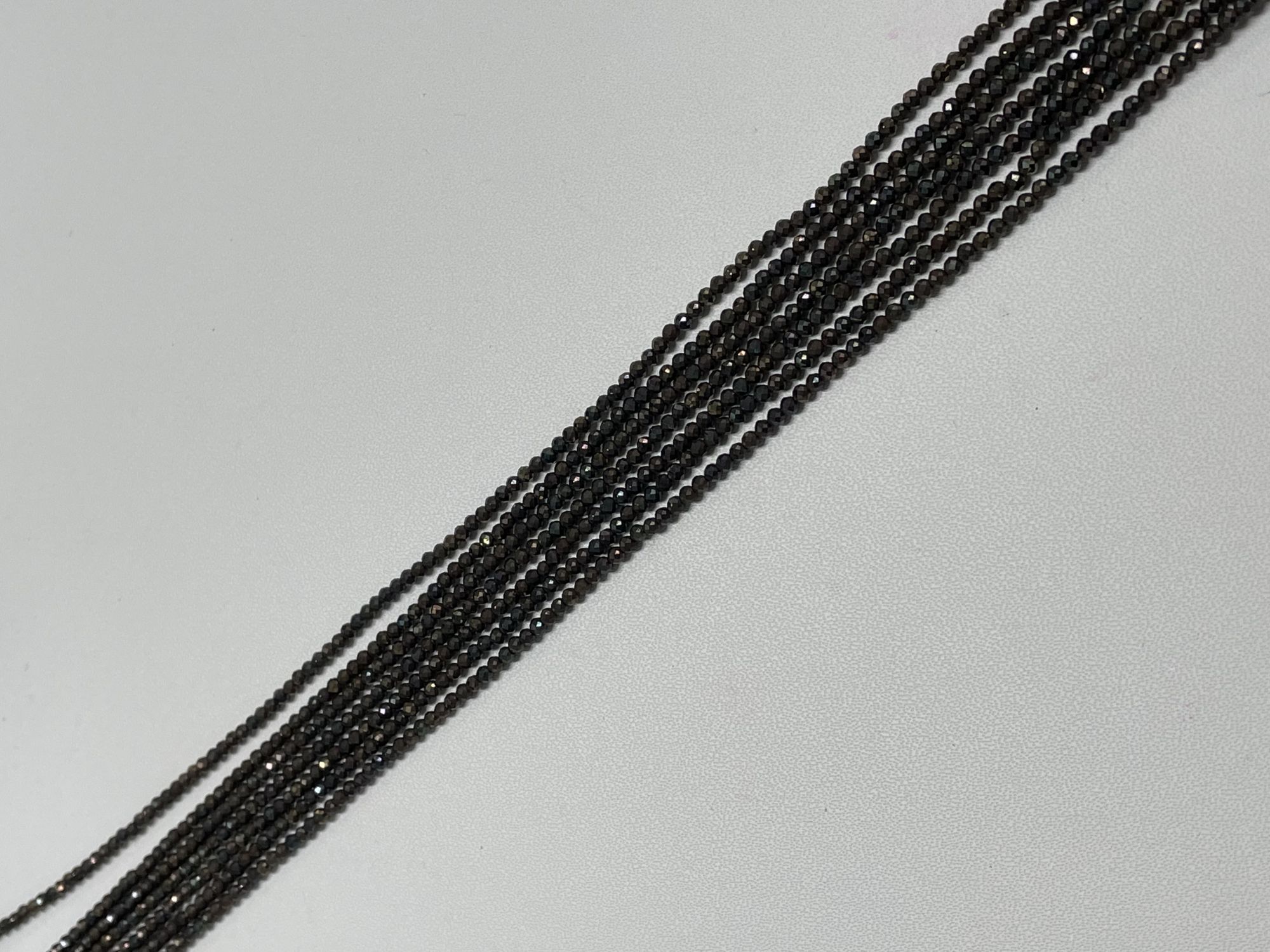 Mystic Brown Spinel Rondelle Faceted