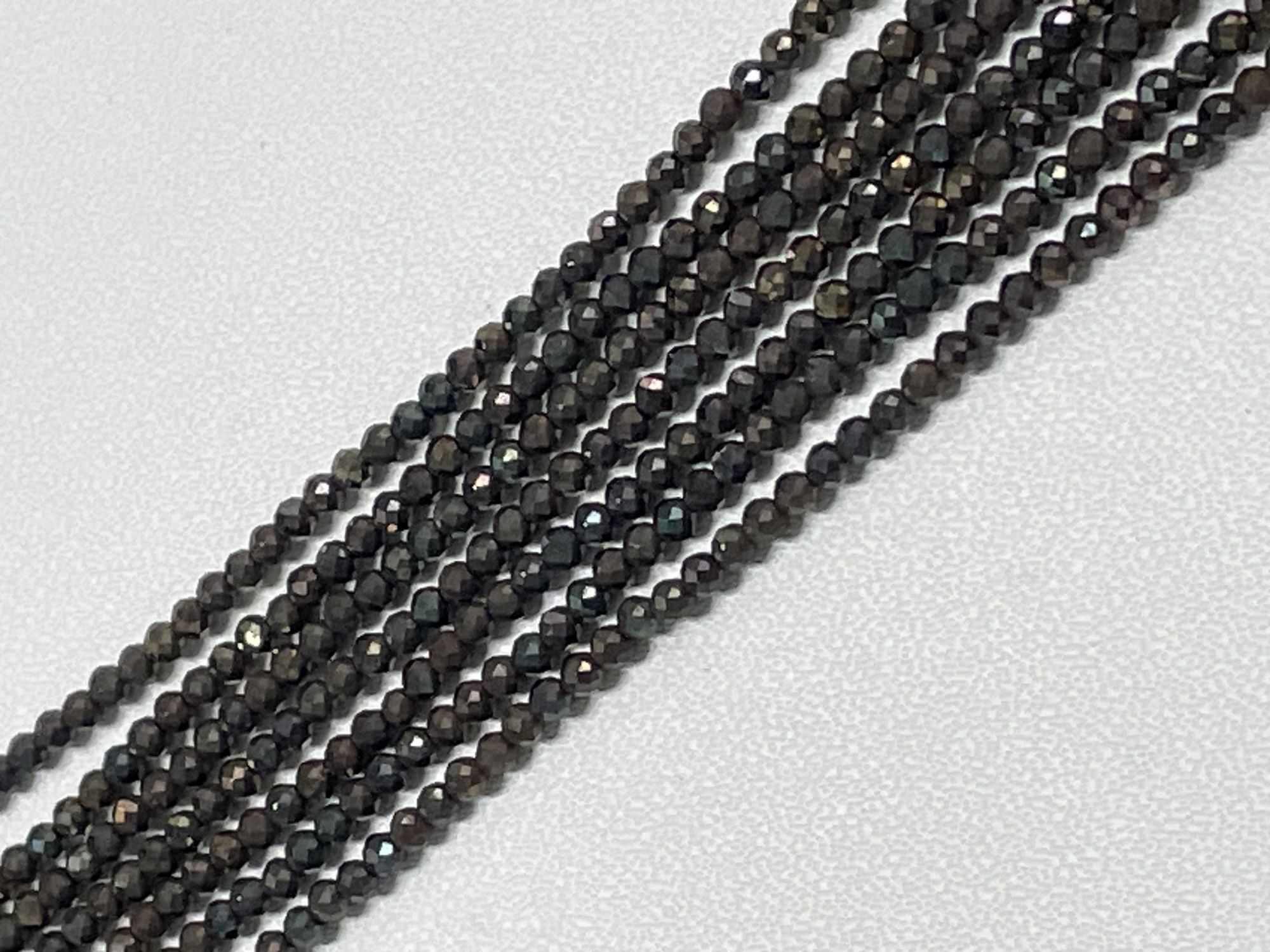 Mystic Brown Spinel Rondelle Faceted