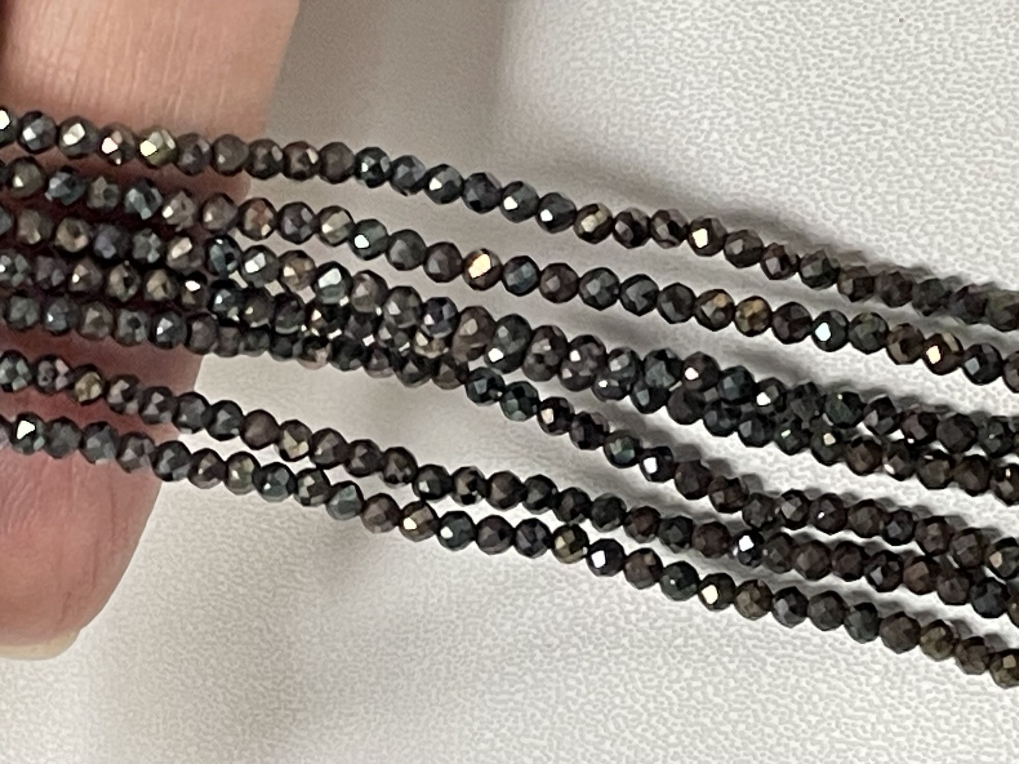 Mystic Brown Spinel Rondelle Faceted