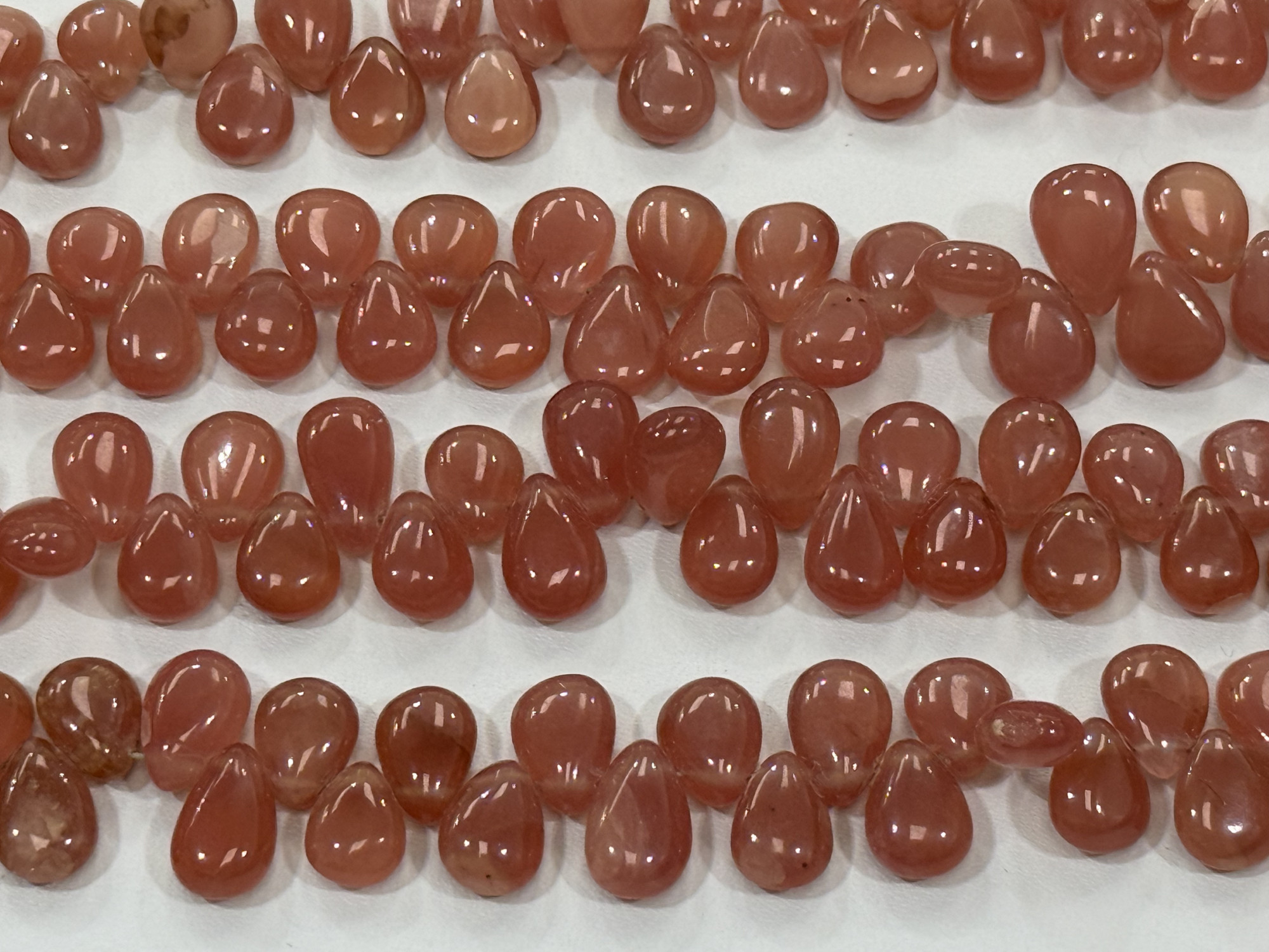 Rhodochrosite Pears Smooth