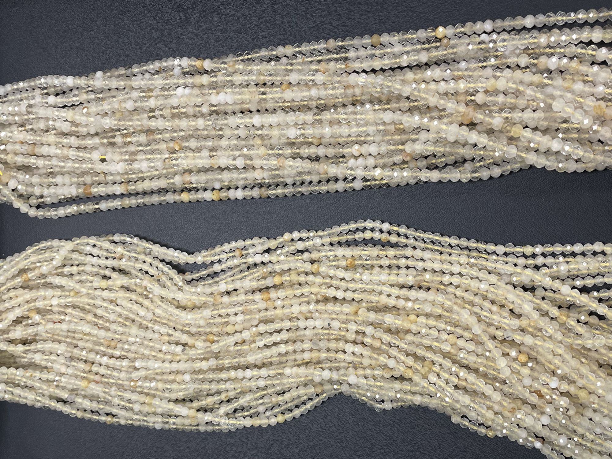 Golden Rutilated Quartz Round Faceted