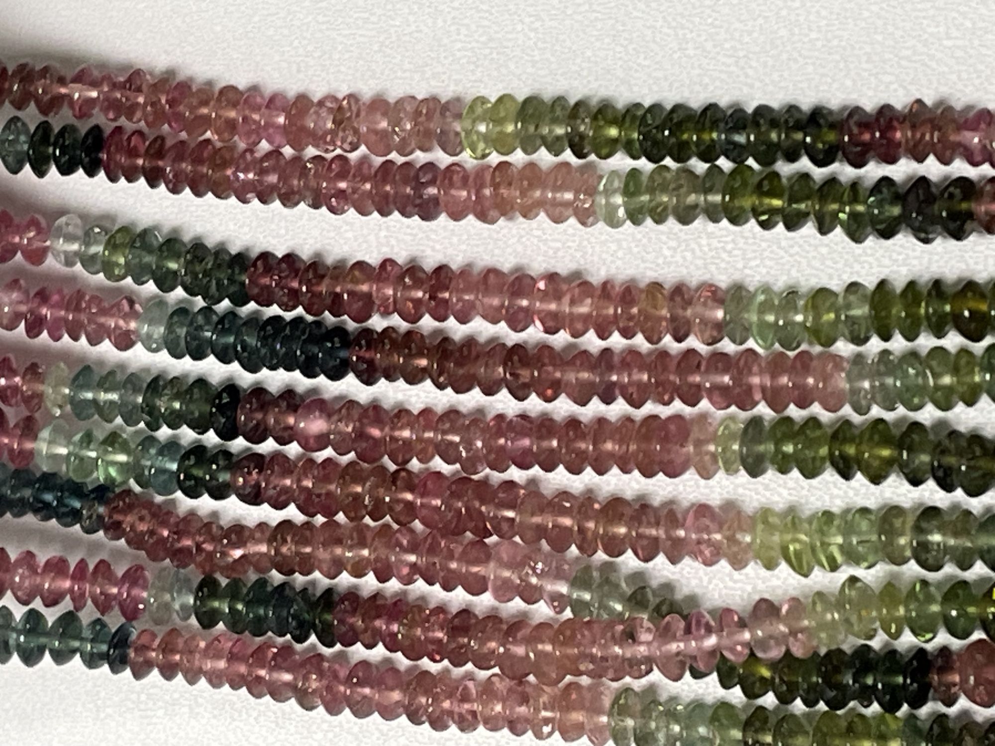 Multi Tourmaline Disc Smooth