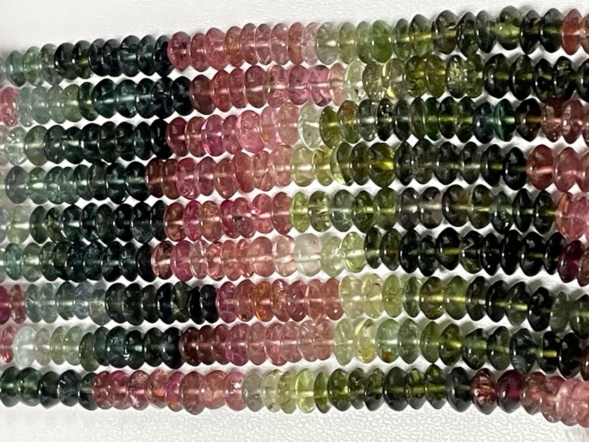 Multi Tourmaline Disc Smooth