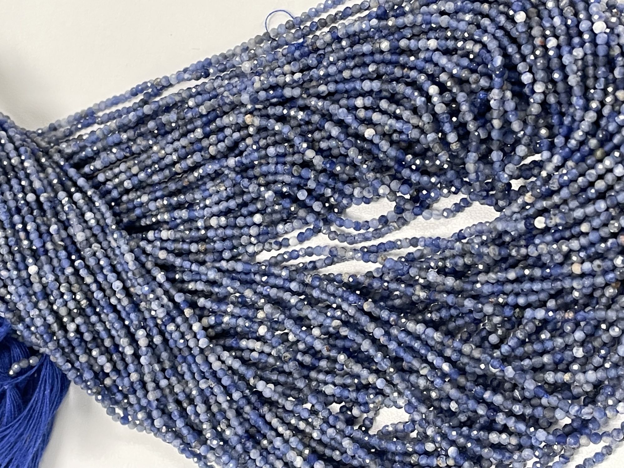 Sodalite Rondelle Faceted