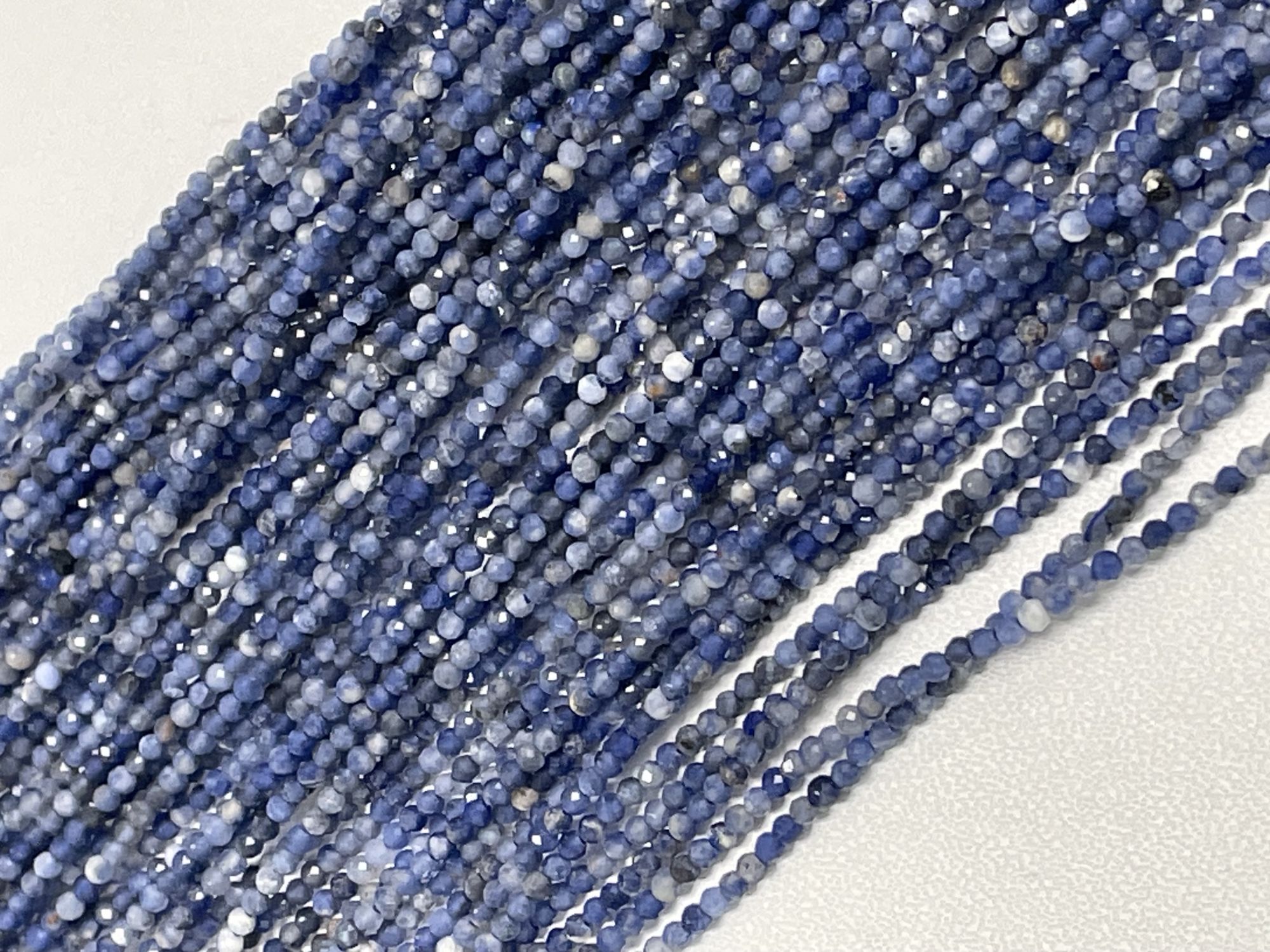 Sodalite Rondelle Faceted
