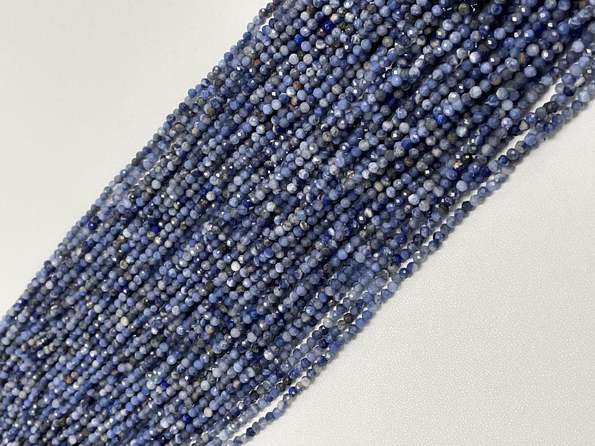 Sodalite Rondelle Faceted