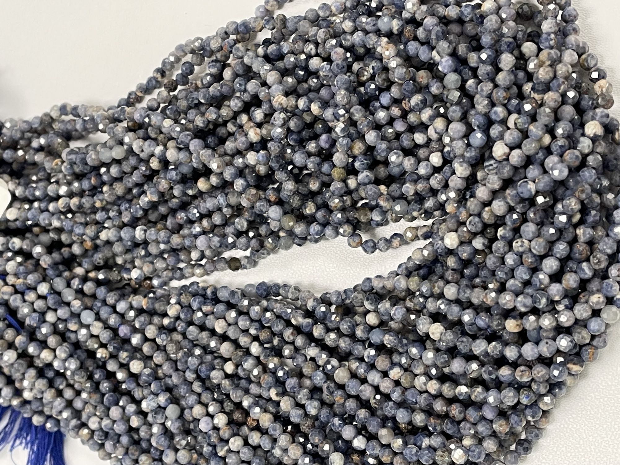 Sodalite Rondelle Faceted