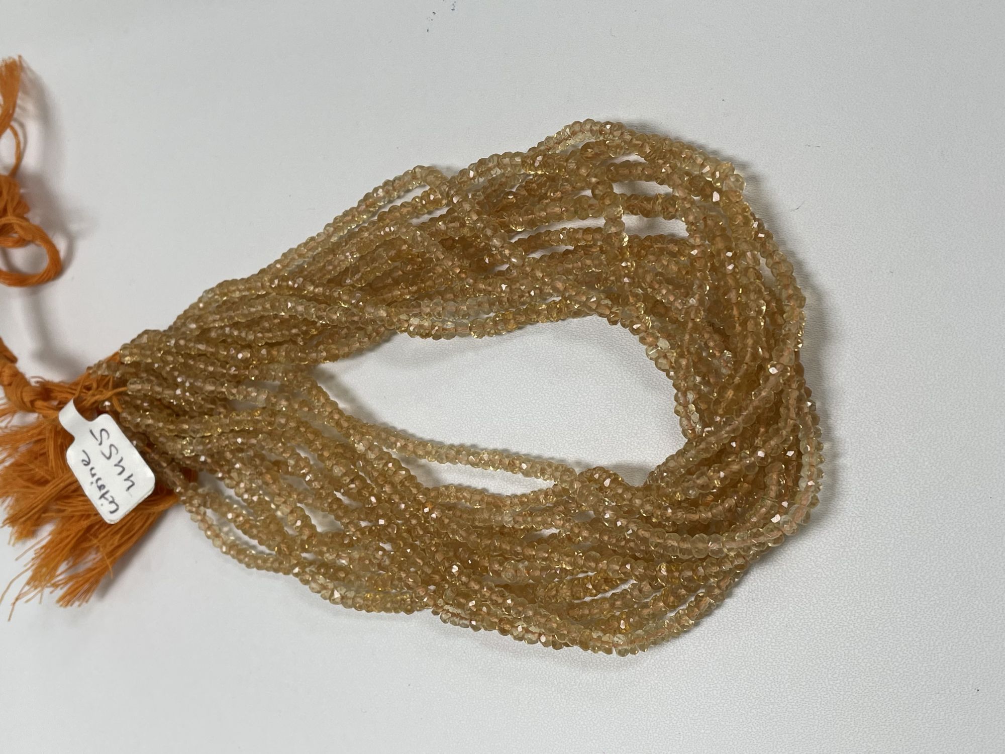 Citrine Rondelle Faceted