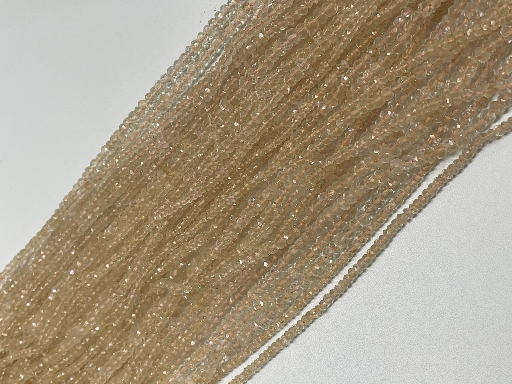 Citrine Rondelle Faceted