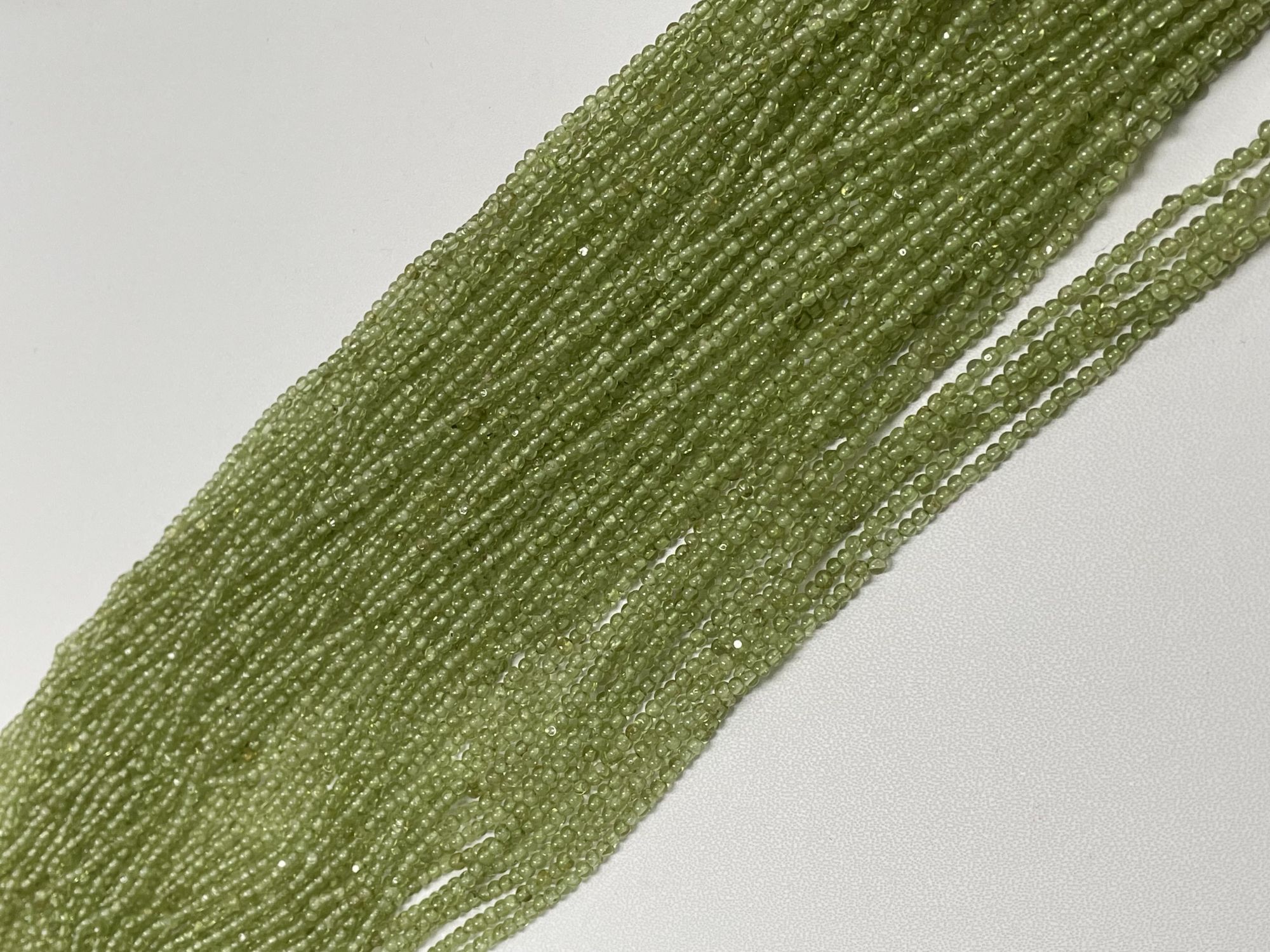 Peridot Rondelle Smooth