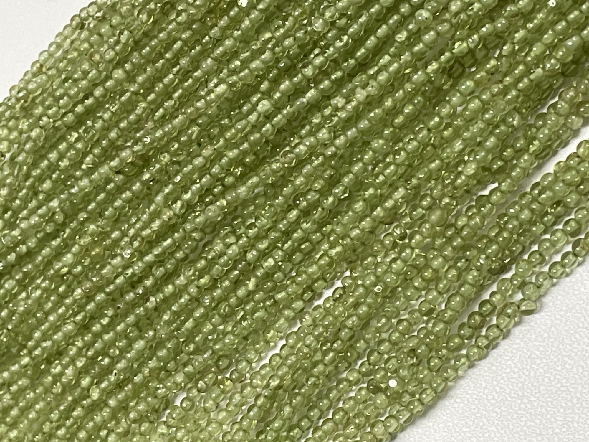 Peridot Rondelle Smooth