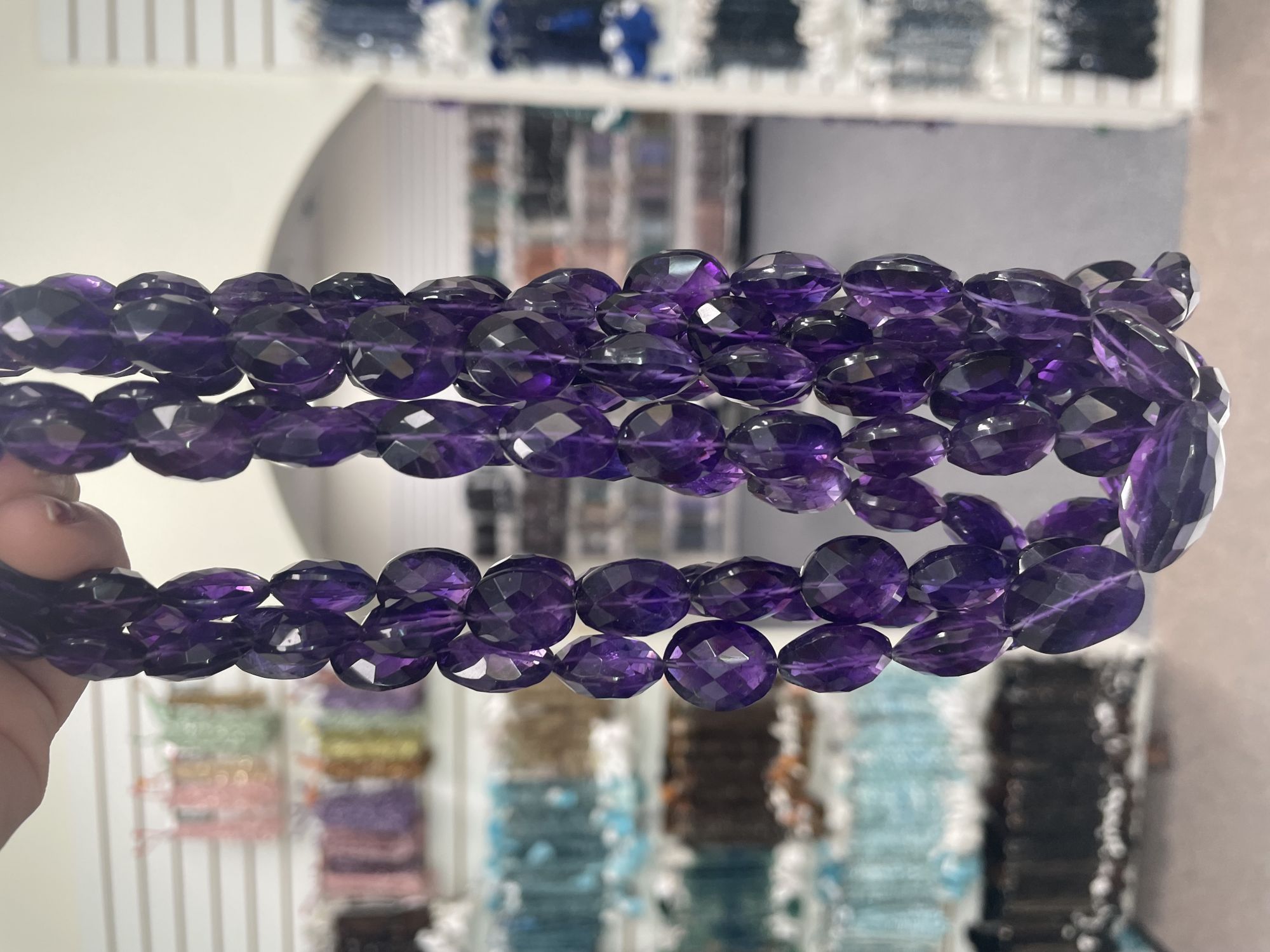 Amethyst Nuggets Faceted