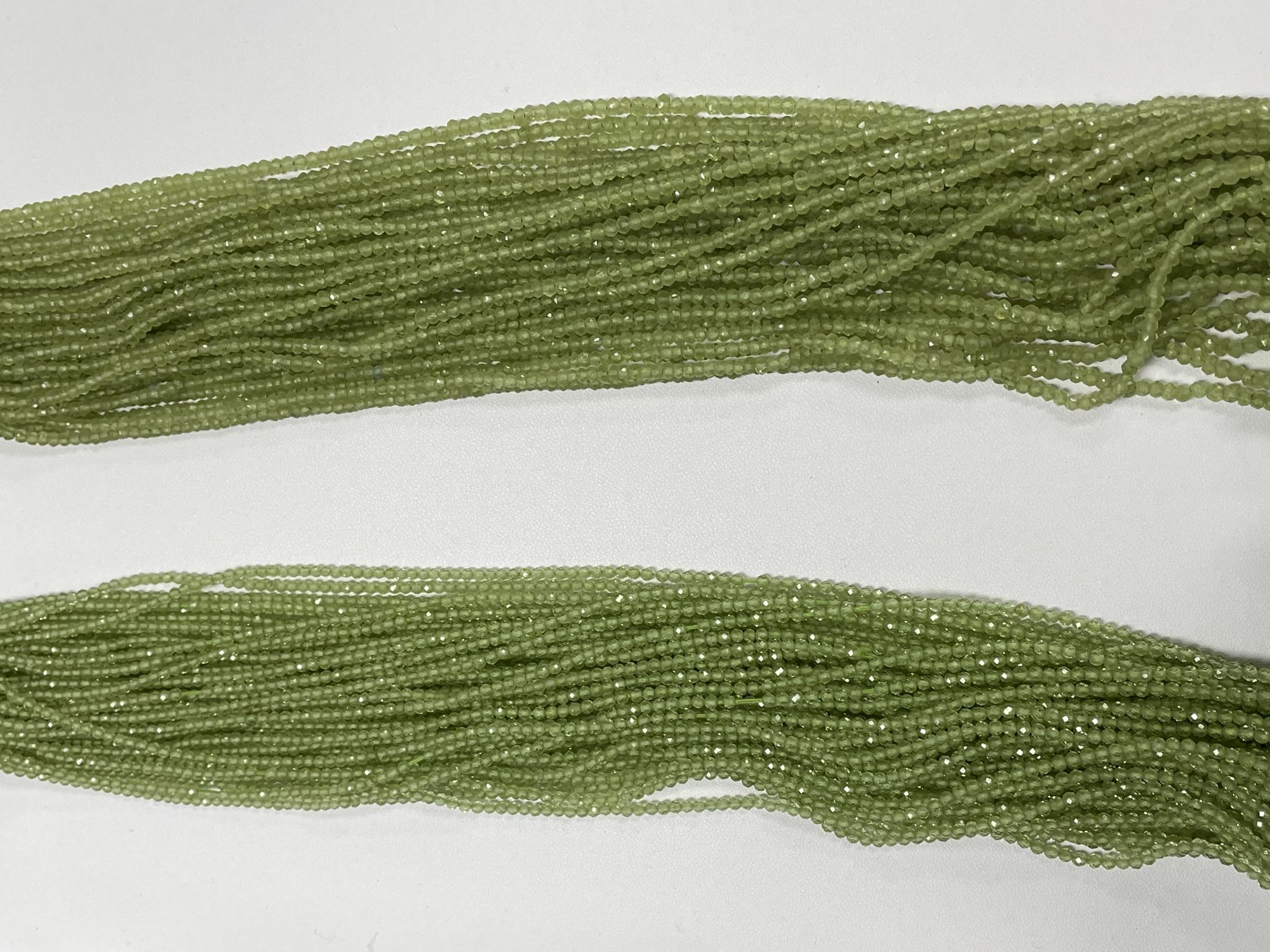 Peridot Rondelle Faceted