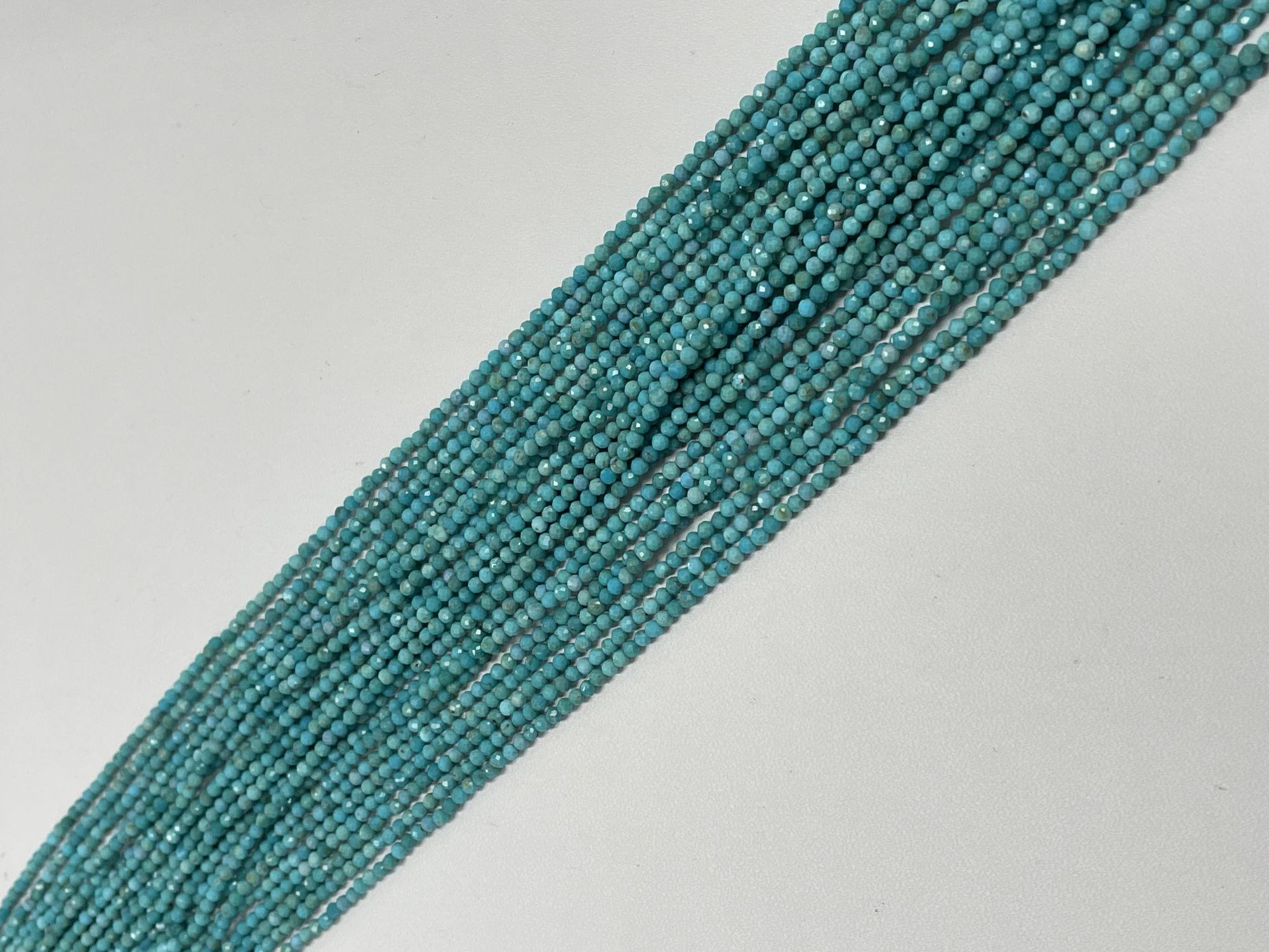 Arizona Sleeping Beauty Rondelle Faceted