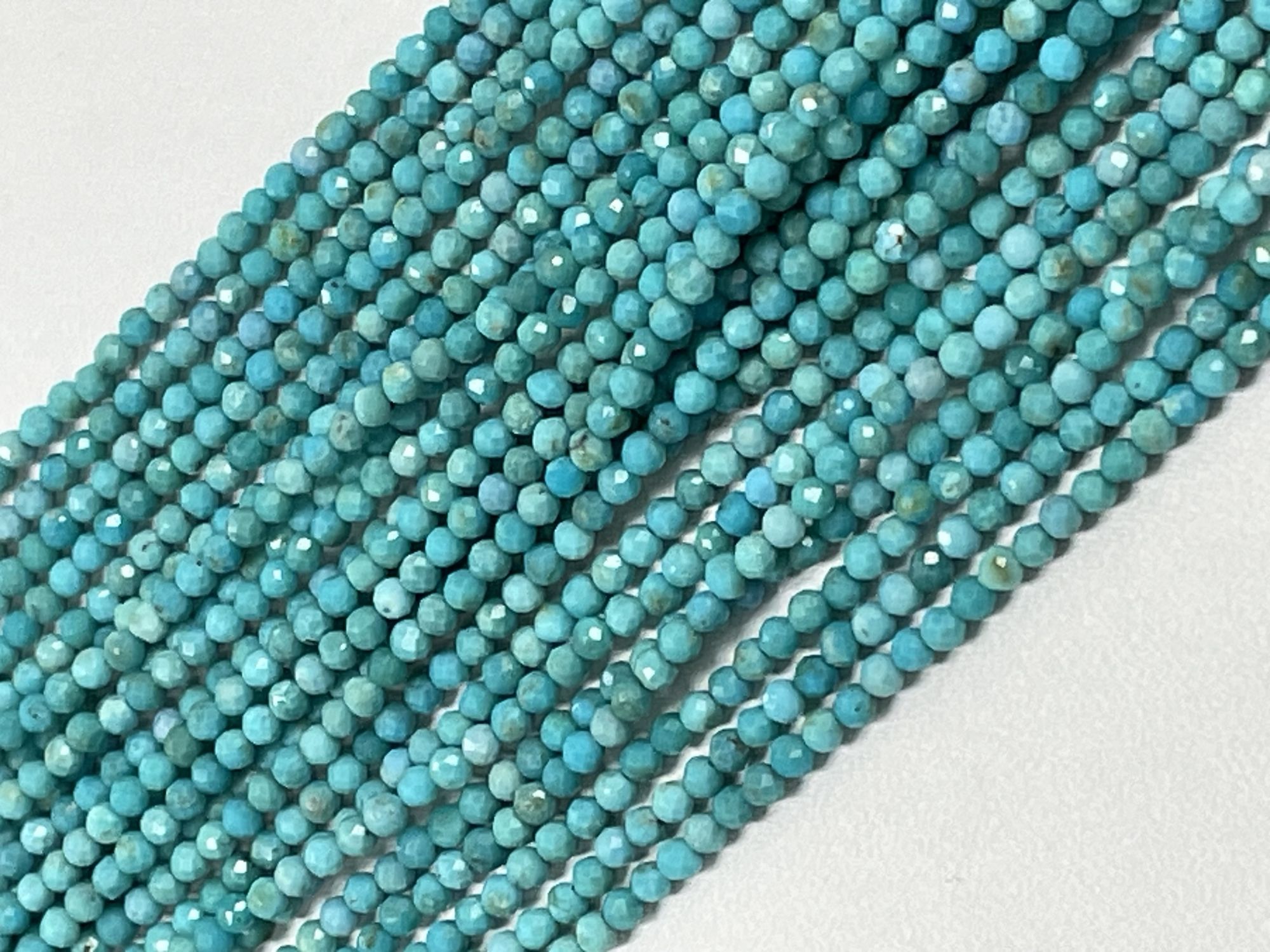 Arizona Sleeping Beauty Rondelle Faceted