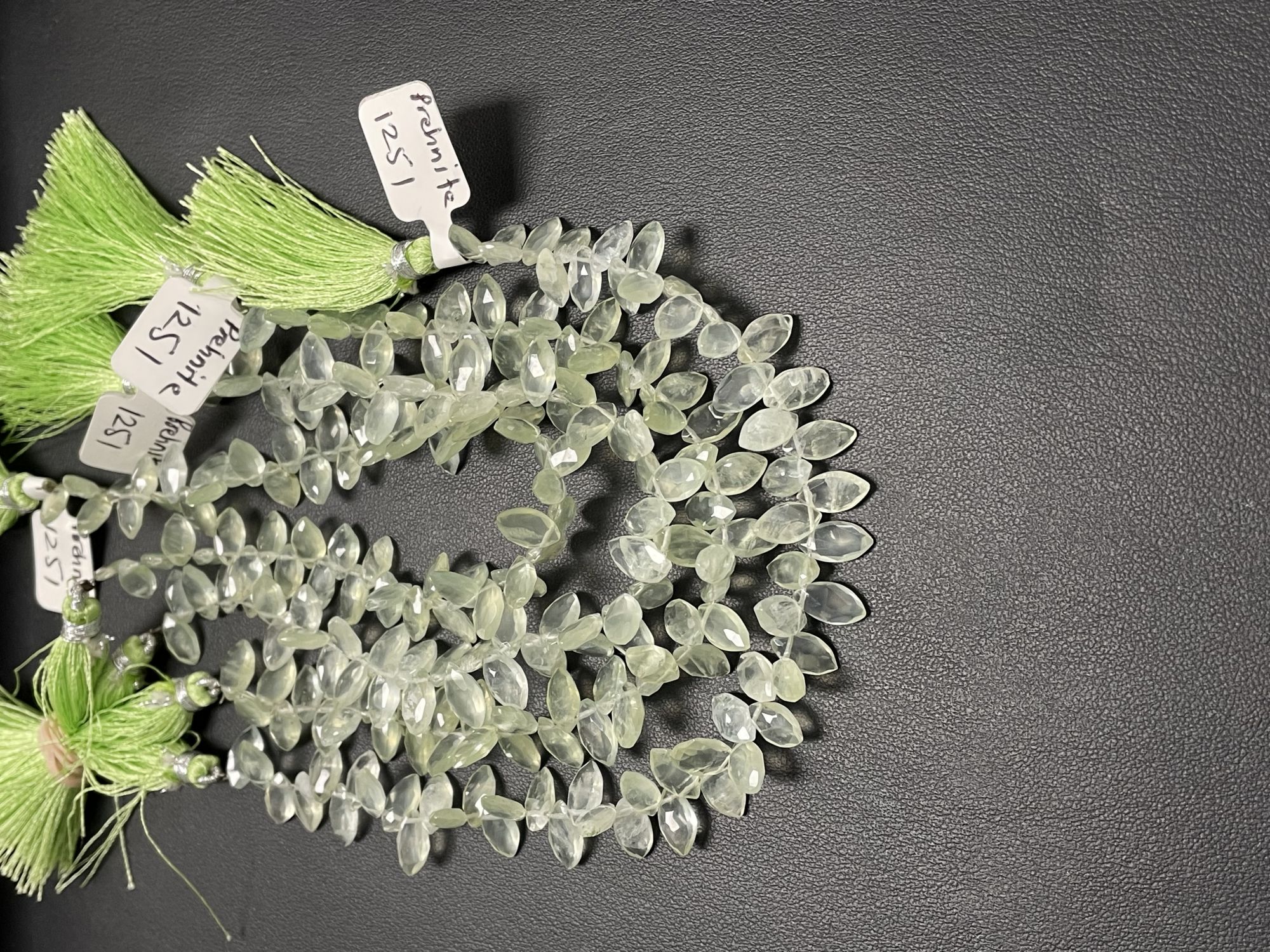 Prehnite Marquise Faceted