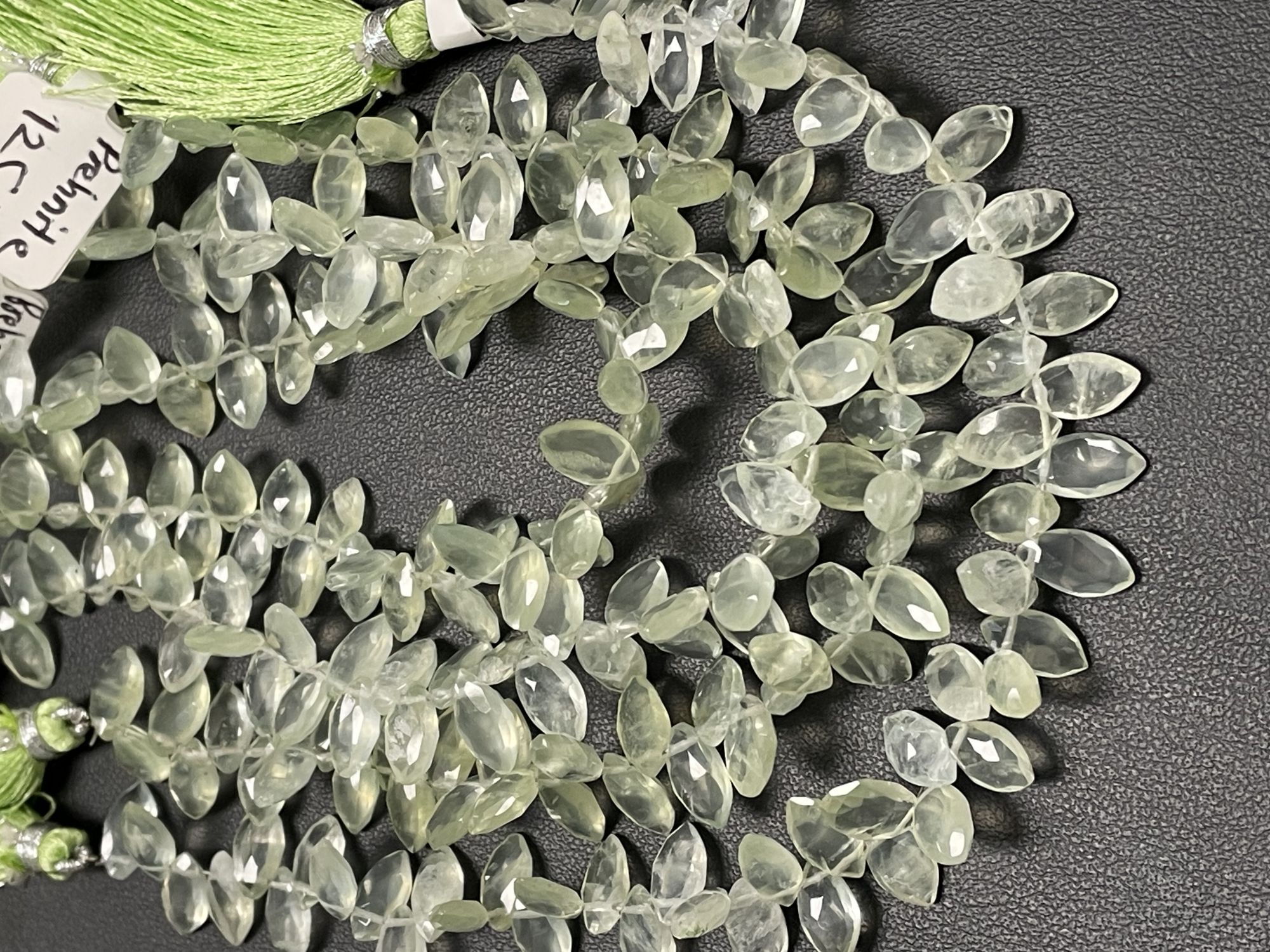 Prehnite Marquise Faceted