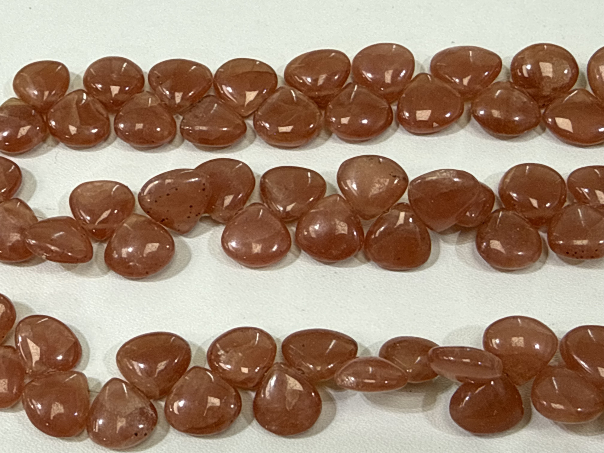 Rhodochrosite Hearts Smooth