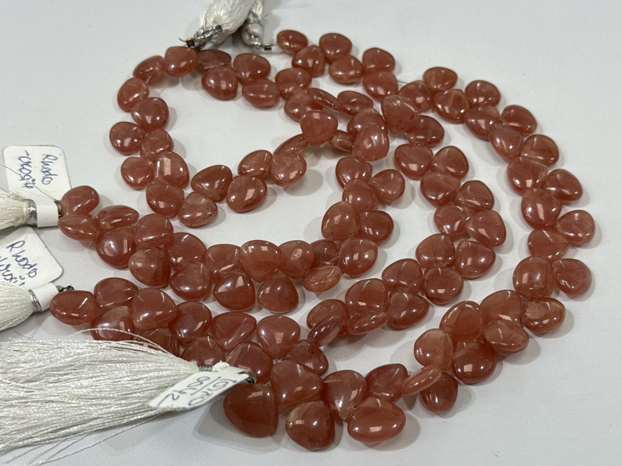 Rhodochrosite Hearts Smooth