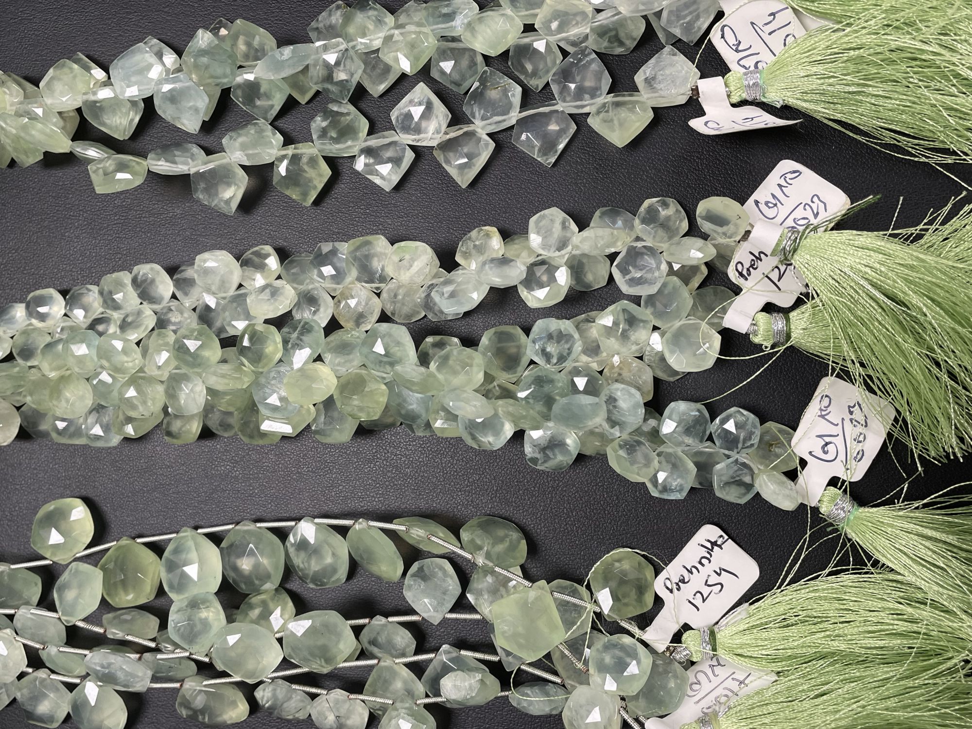 Prehnite Pentagon Faceted