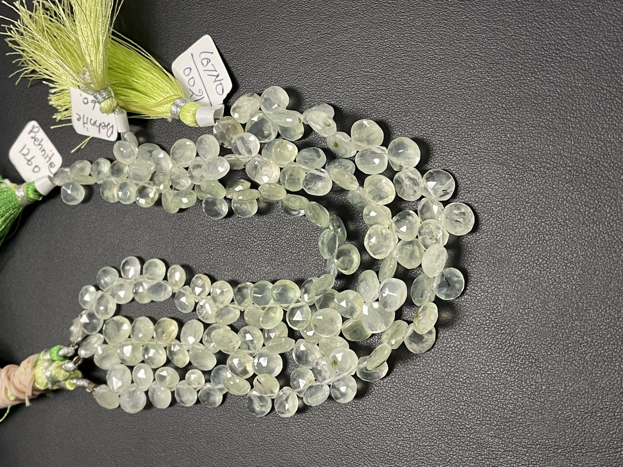 Prehnite Heart Faceted