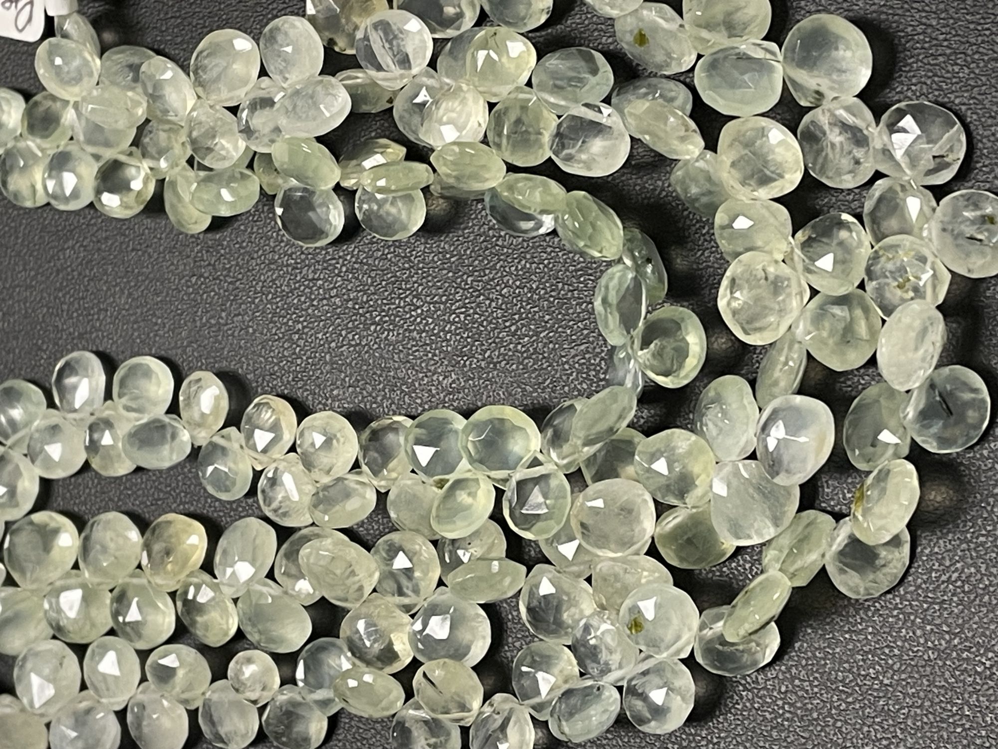 Prehnite Heart Faceted