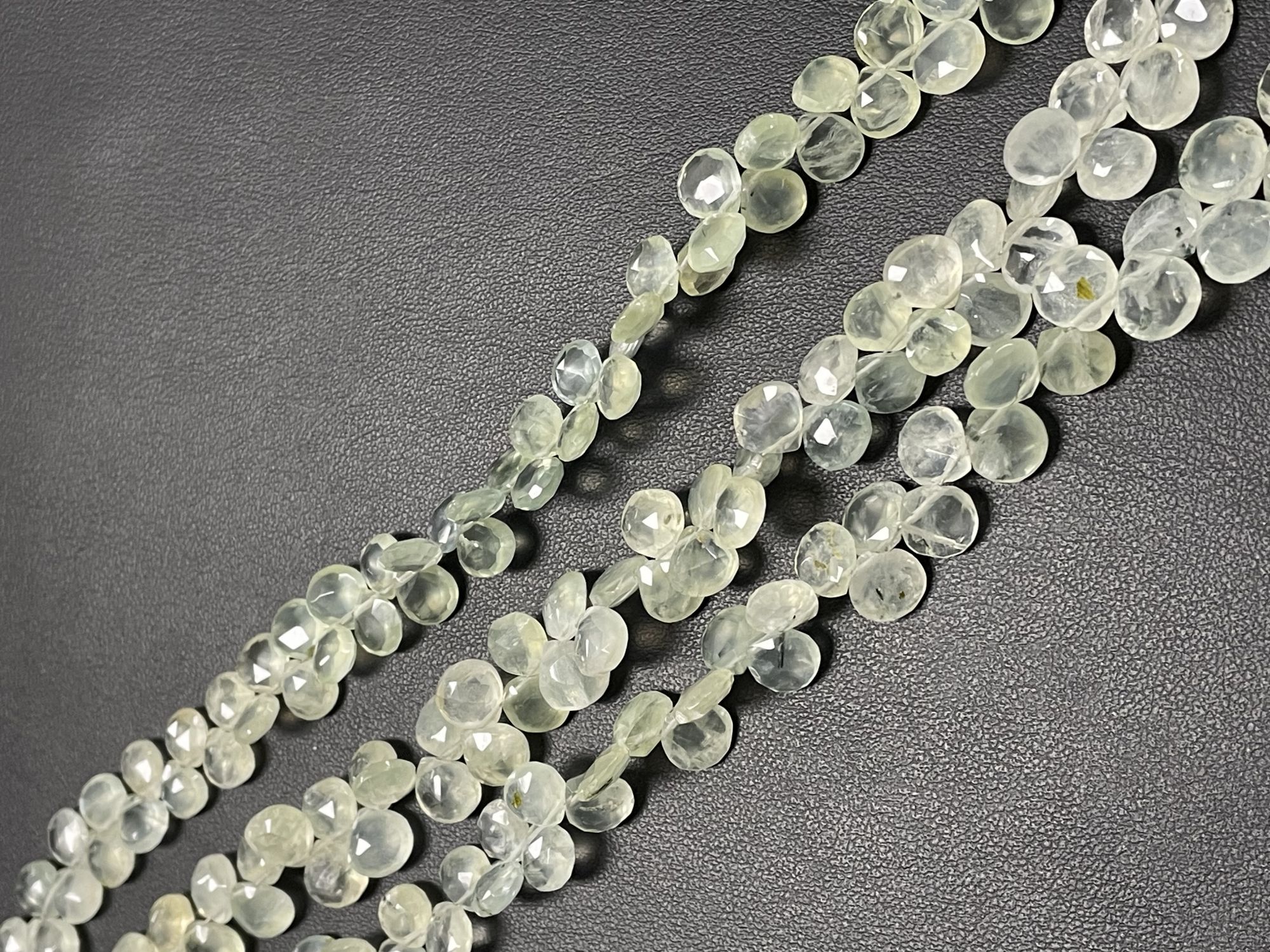 Prehnite Heart Faceted