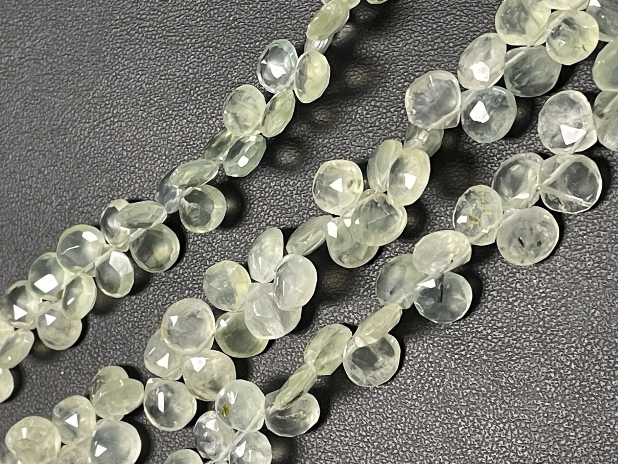 Prehnite Heart Faceted