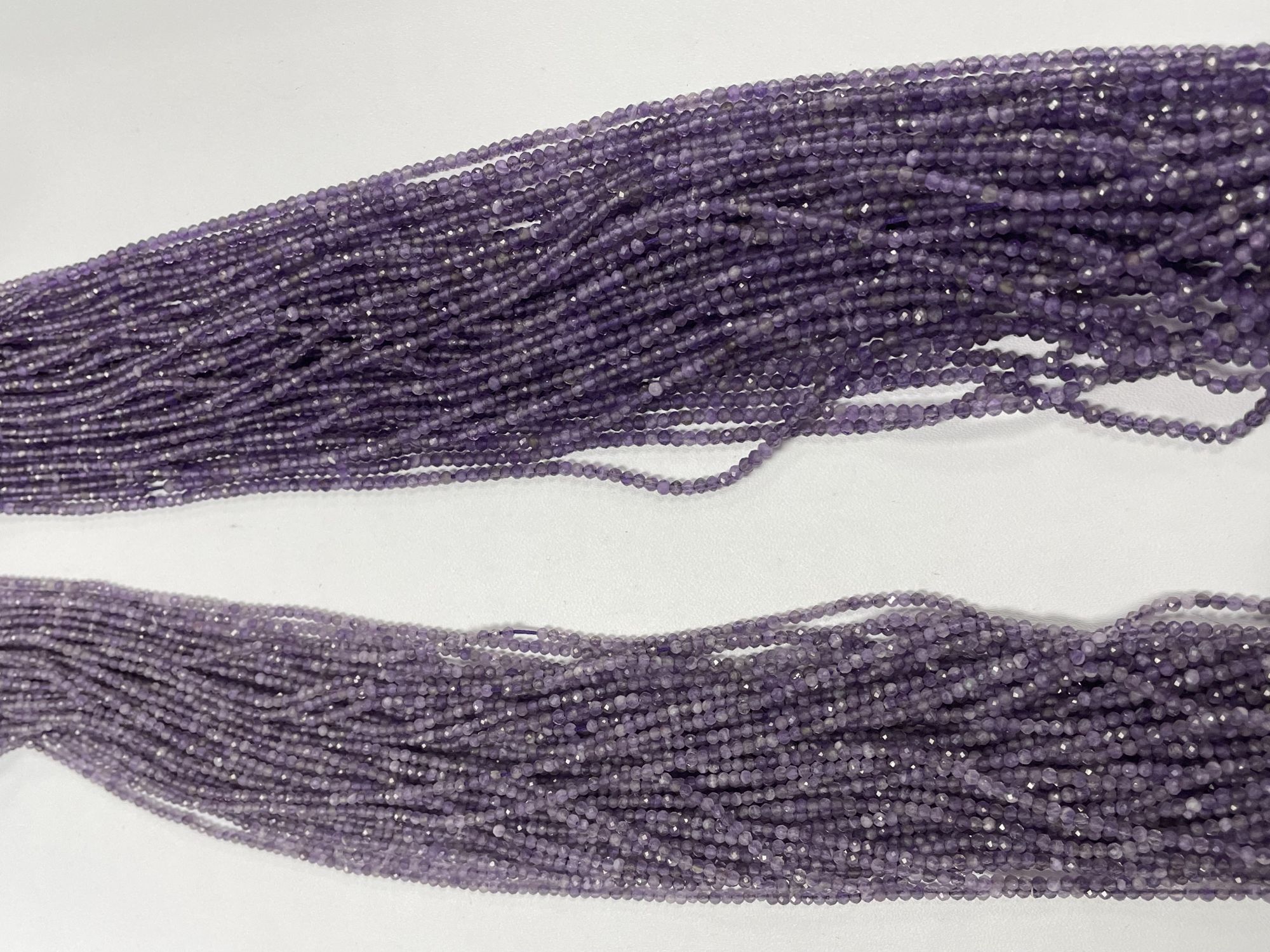 Purple Amethyst Rondelle Faceted