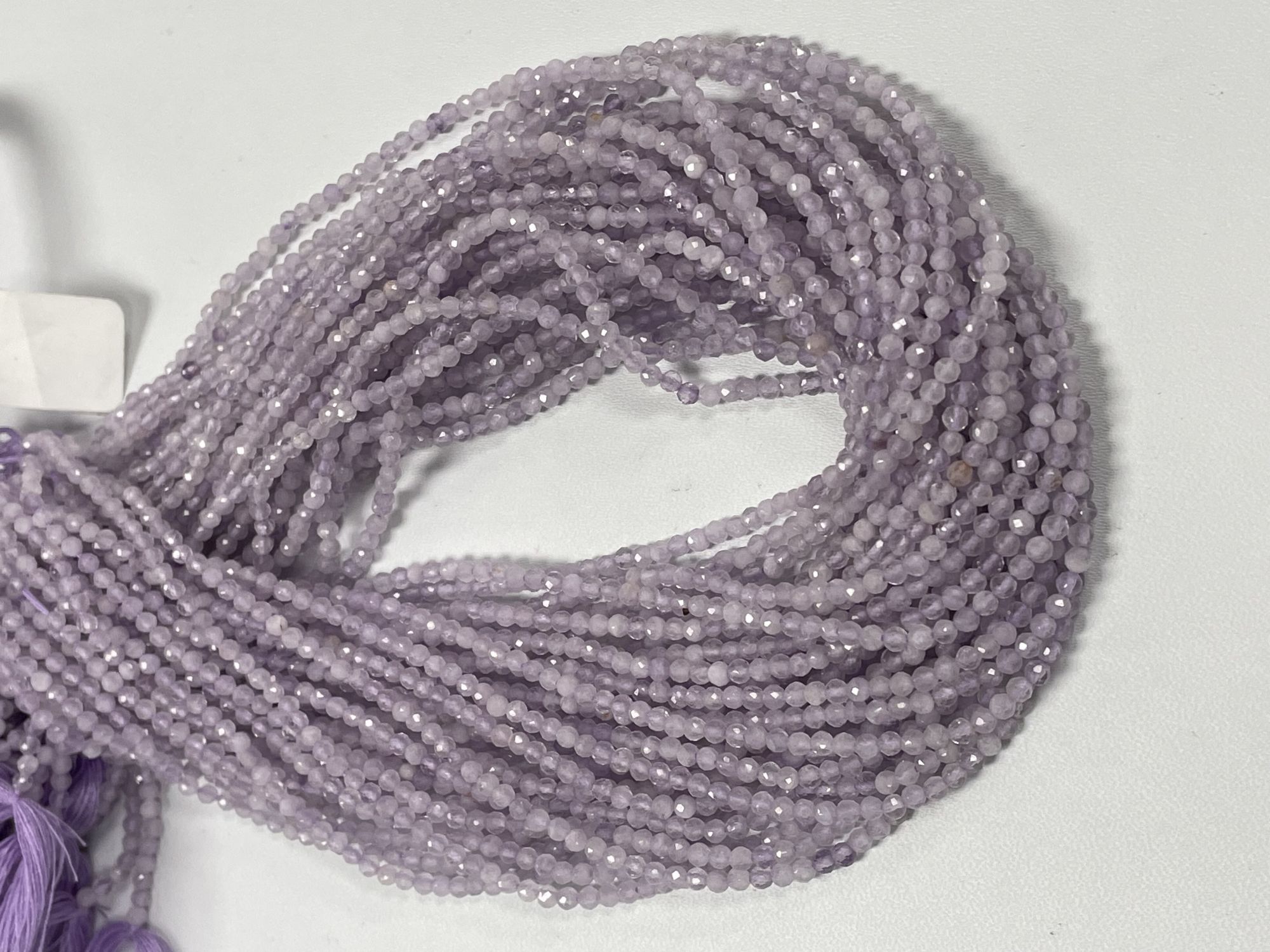 Purple Amethyst Rondelle Faceted