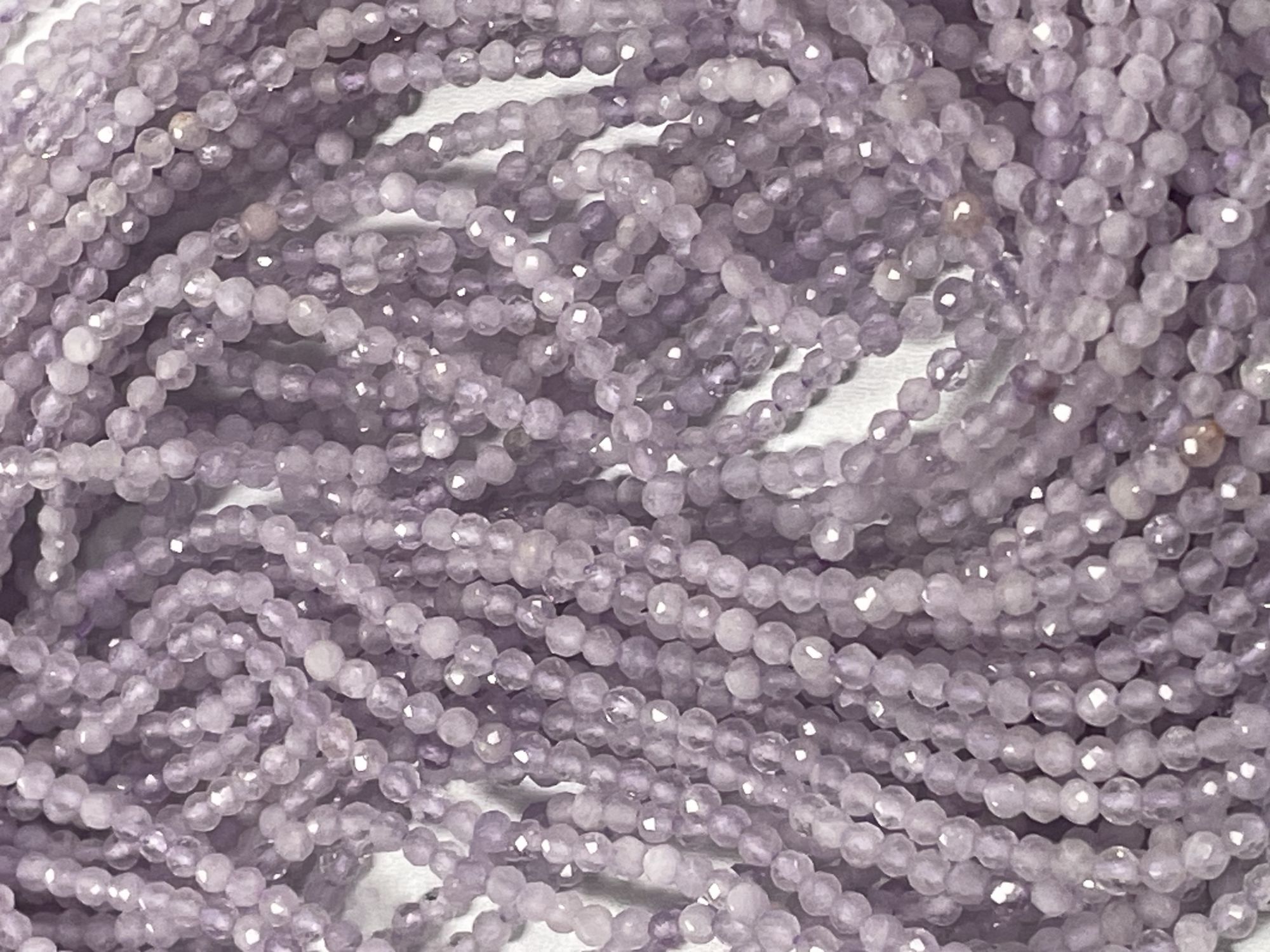 Purple Amethyst Rondelle Faceted