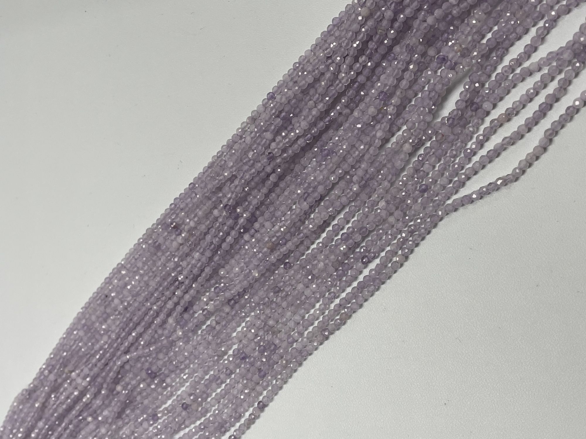 Purple Amethyst Rondelle Faceted