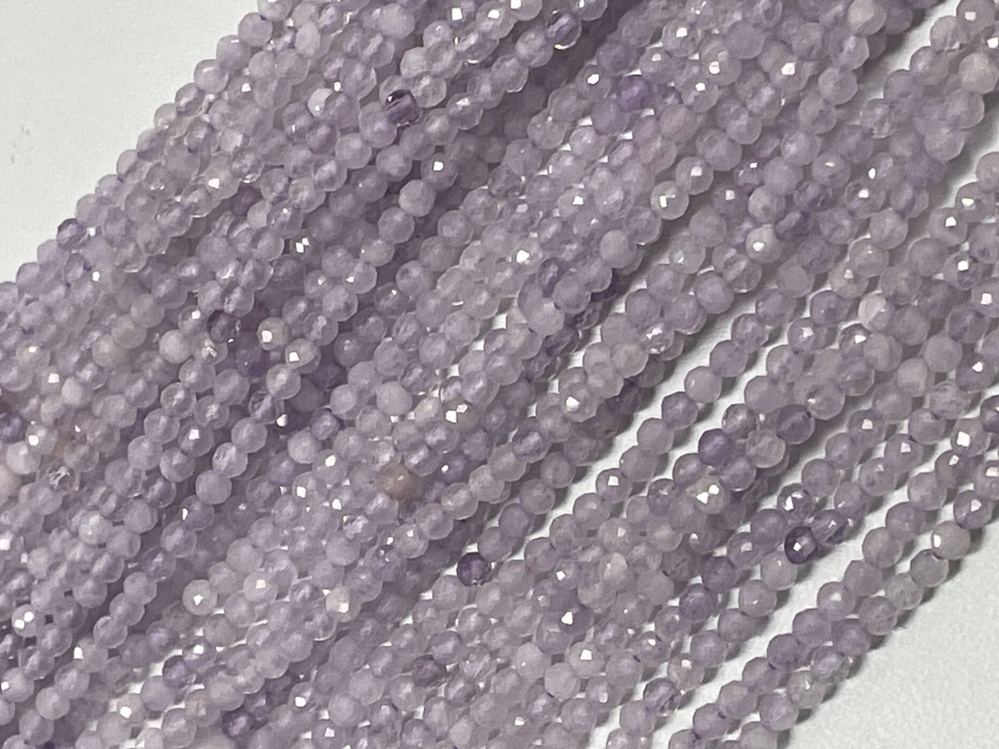 Purple Amethyst Rondelle Faceted