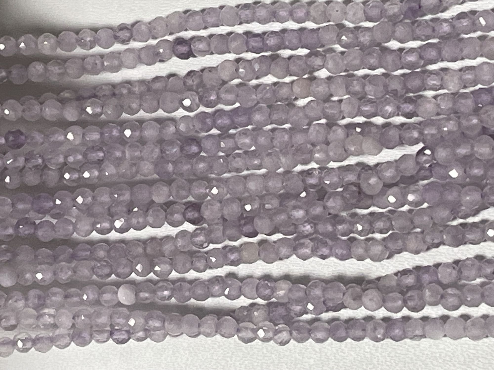 Purple Amethyst Rondelle Faceted